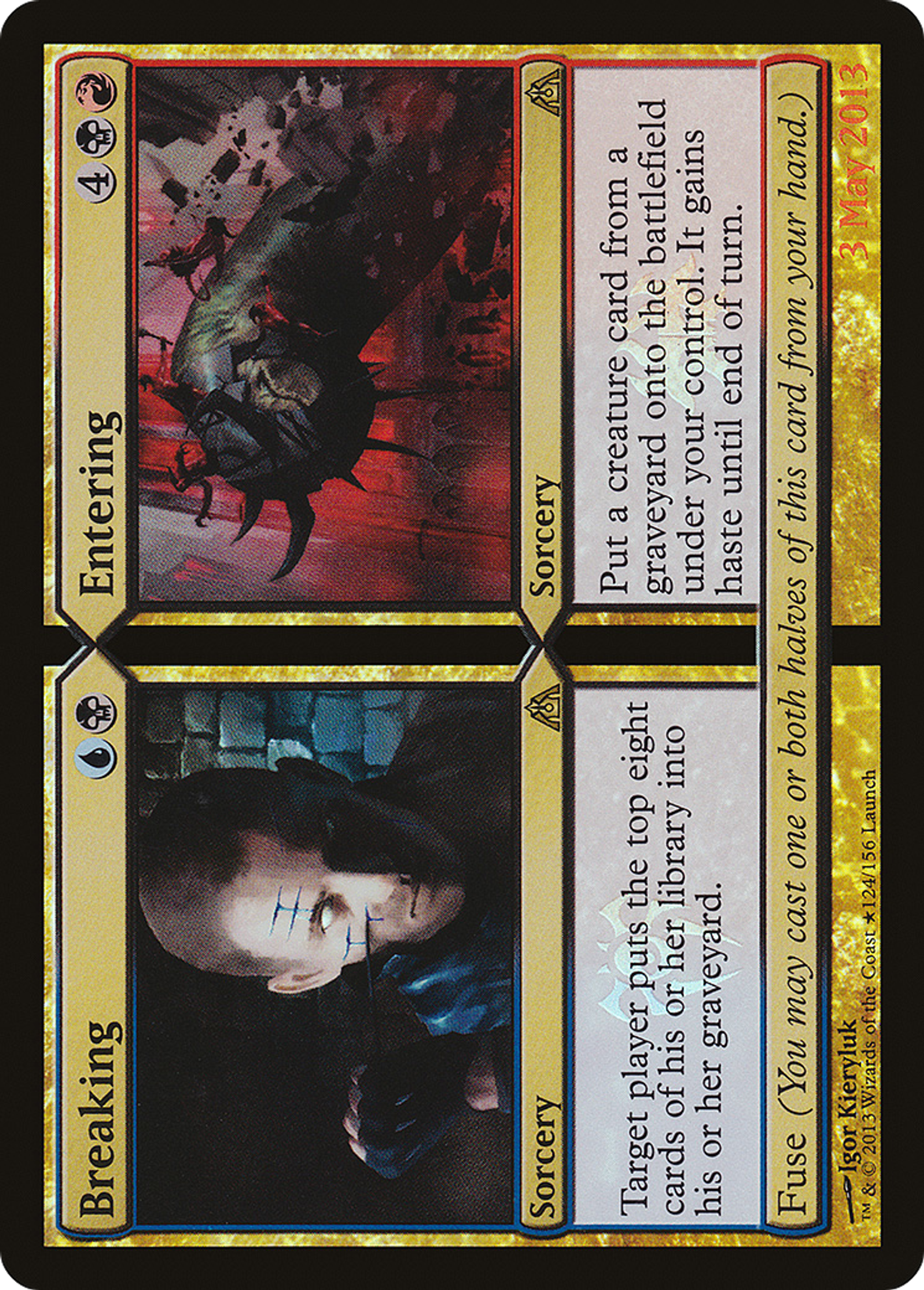 Breaking // Entering — Dragon's Maze Promos — Magic: The Gathering