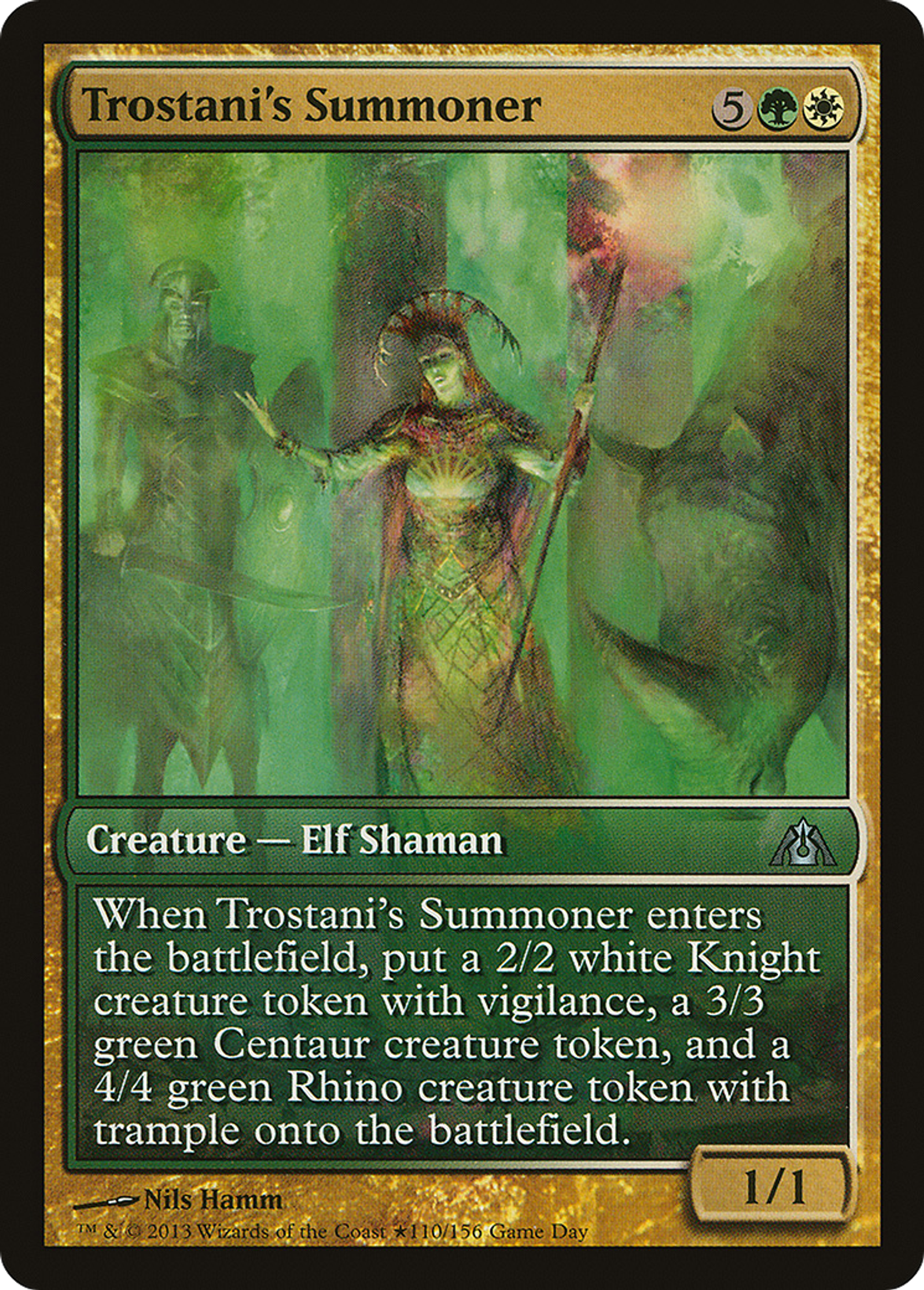 Trostani's Summoner — Dragon's Maze Promos — Magic: The Gathering