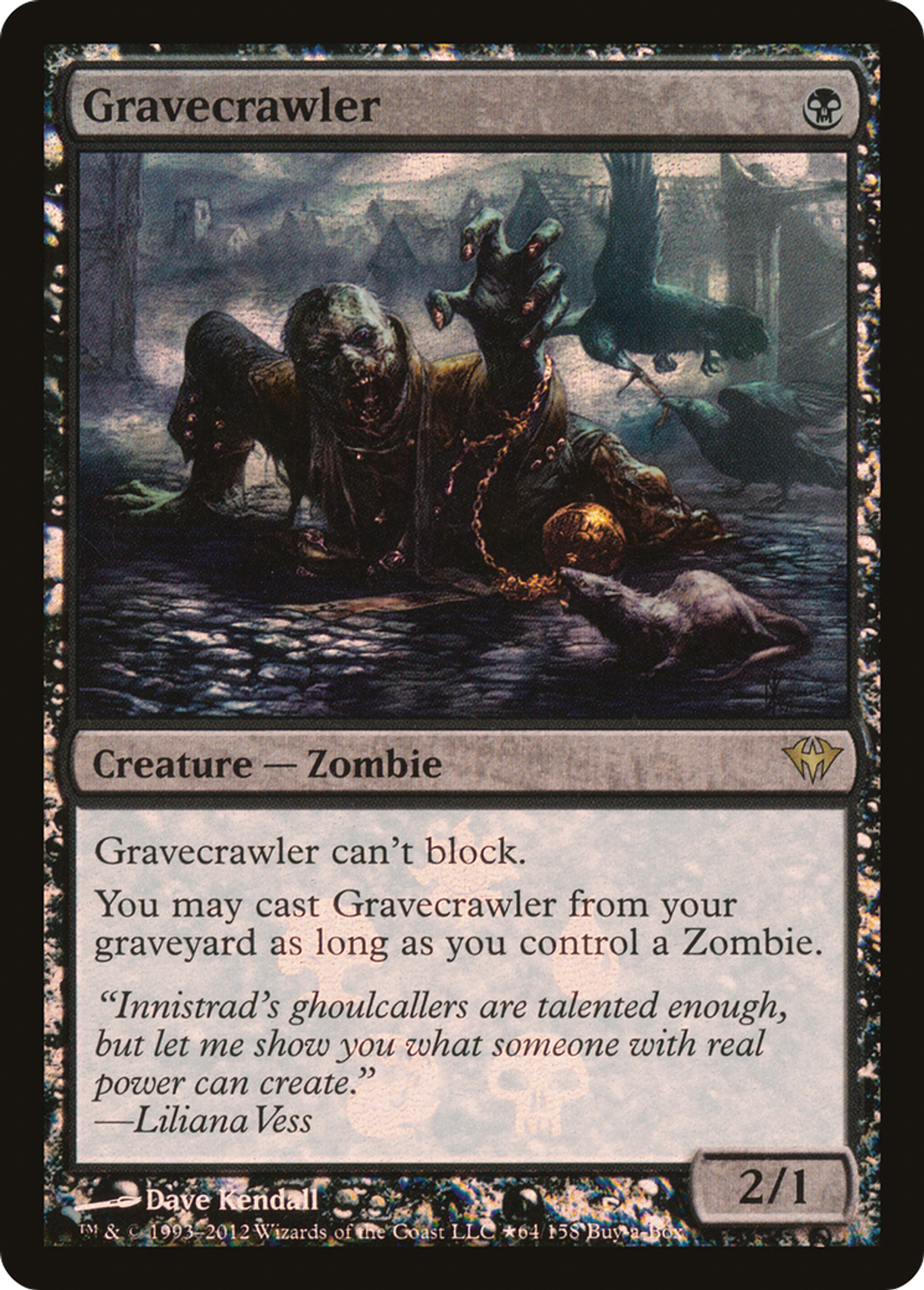 Gravecrawler — Dark Ascension Promos — Magic: The Gathering