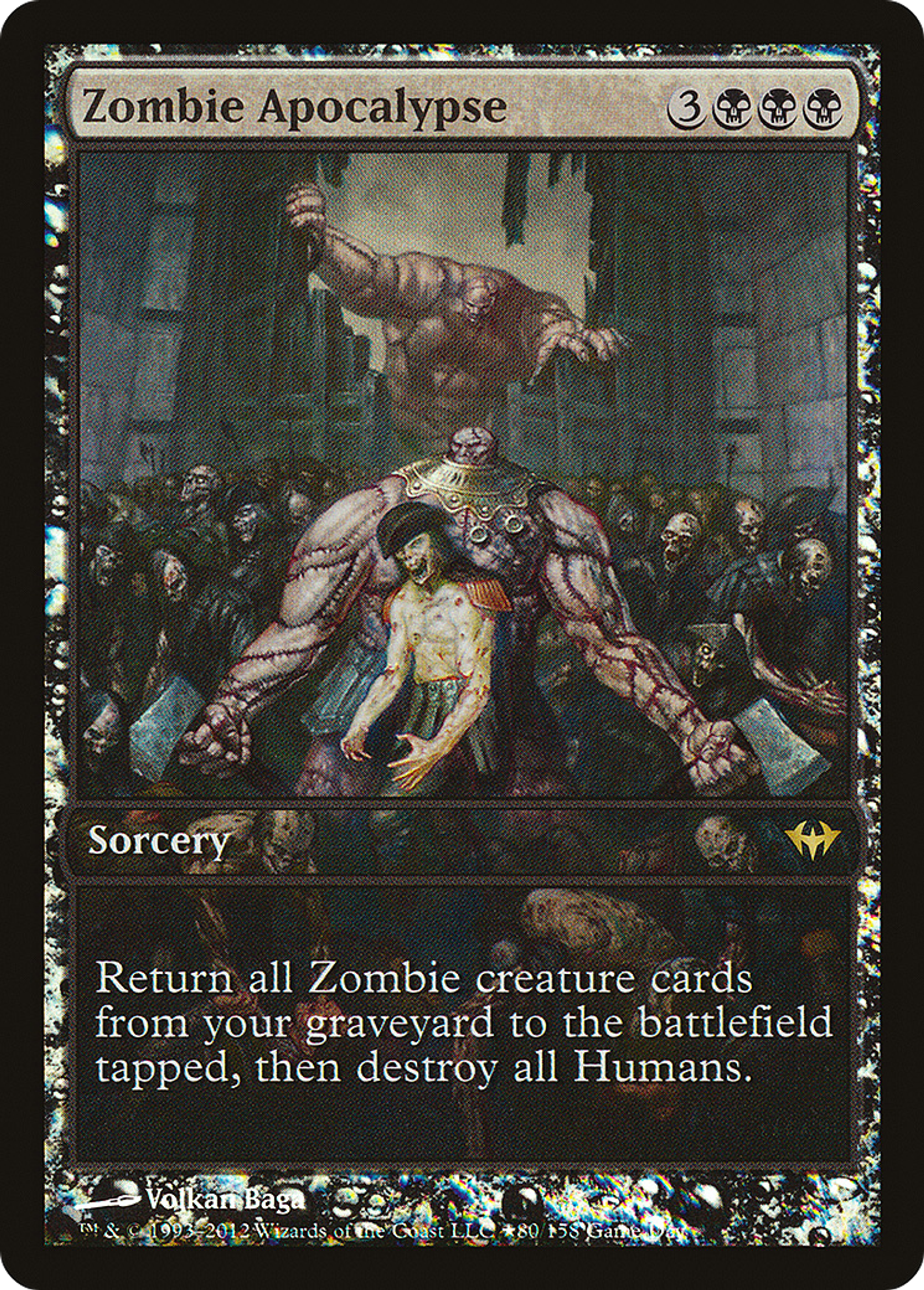 Zombie Apocalypse — Dark Ascension Promos — Magic: The Gathering