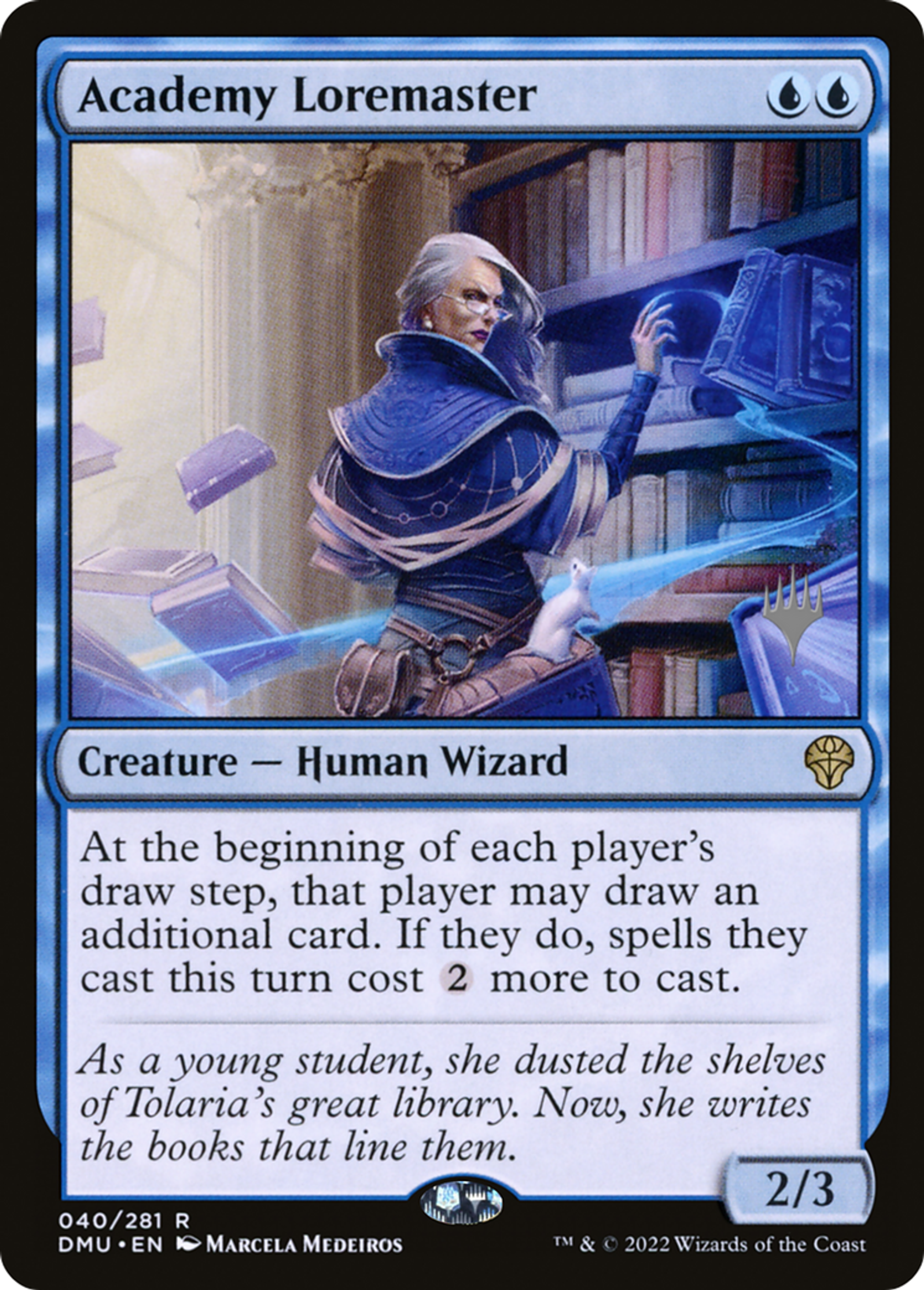 Maîtresse docte de l'académie — Dominaria United Promos — Magic: The Gathering