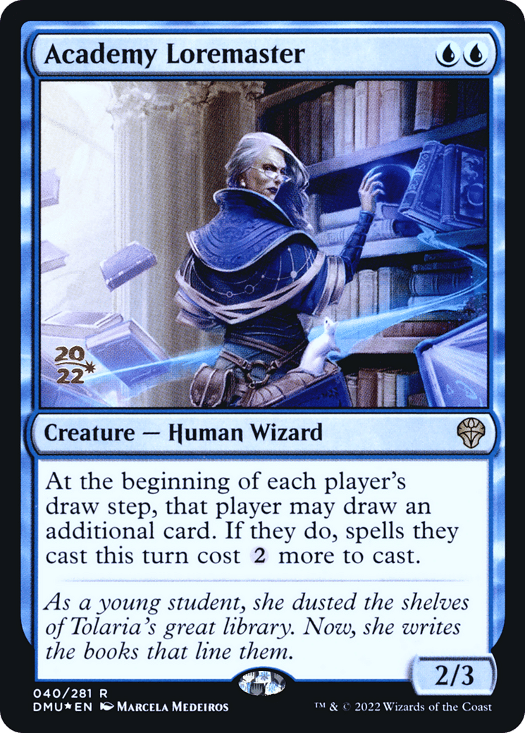 Academy Loremaster — Dominaria United Promos — Magic: The Gathering