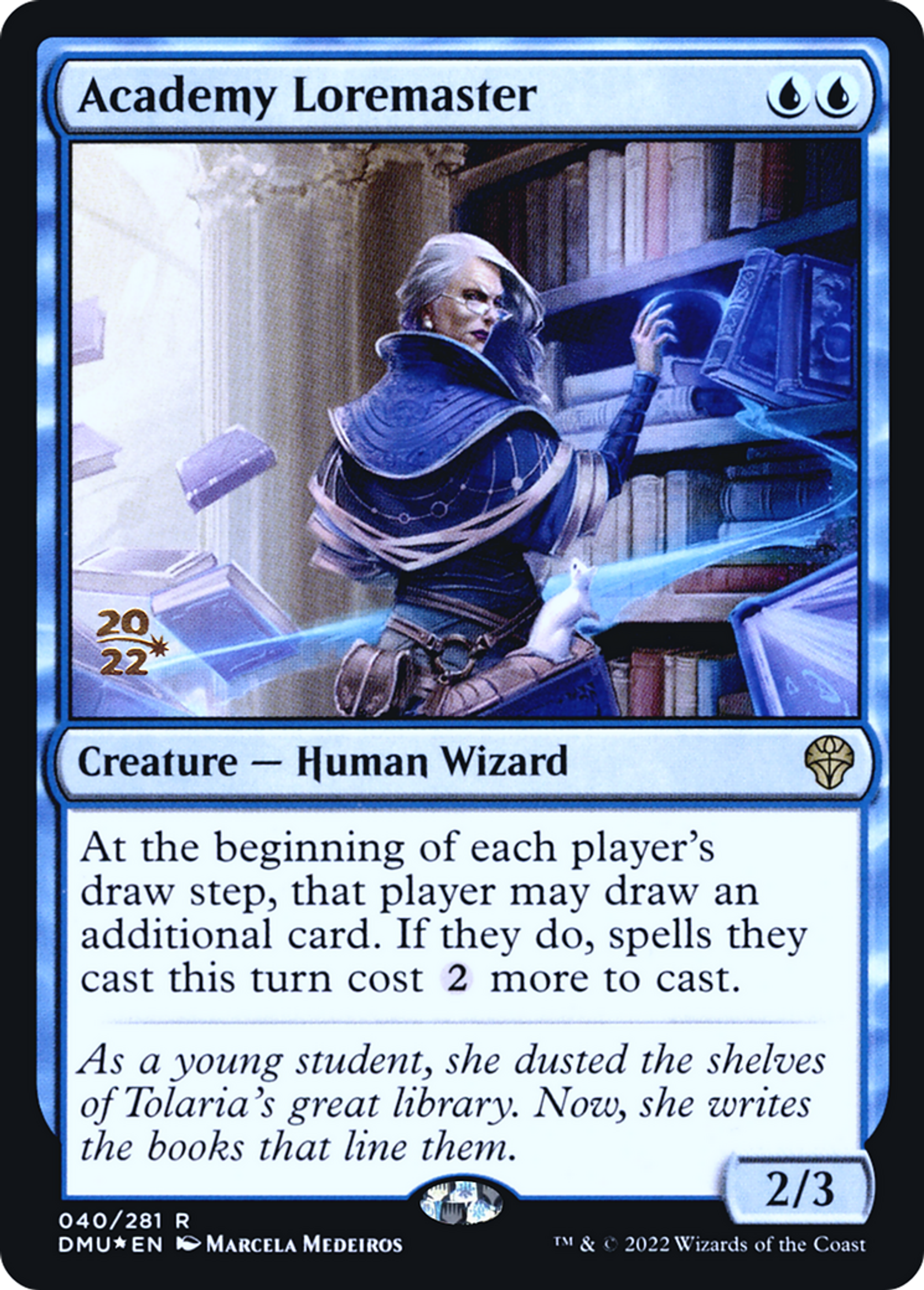 Maîtresse docte de l'académie — Dominaria United Promos — Magic: The Gathering