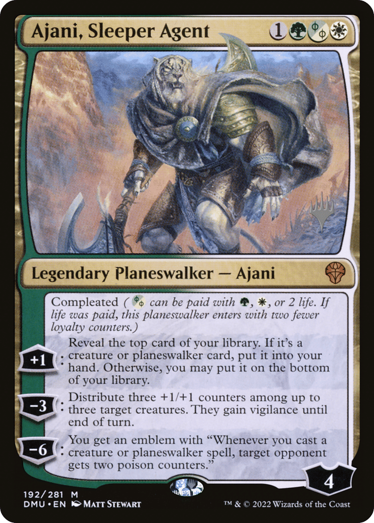 Ajani, Sleeper Agent — Dominaria United Promos — Magic: The Gathering