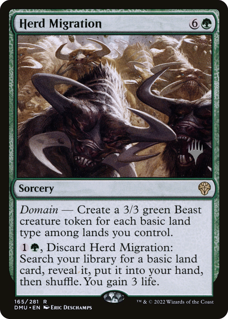 Herd Migration — Dominaria United Promos — Magic: The Gathering