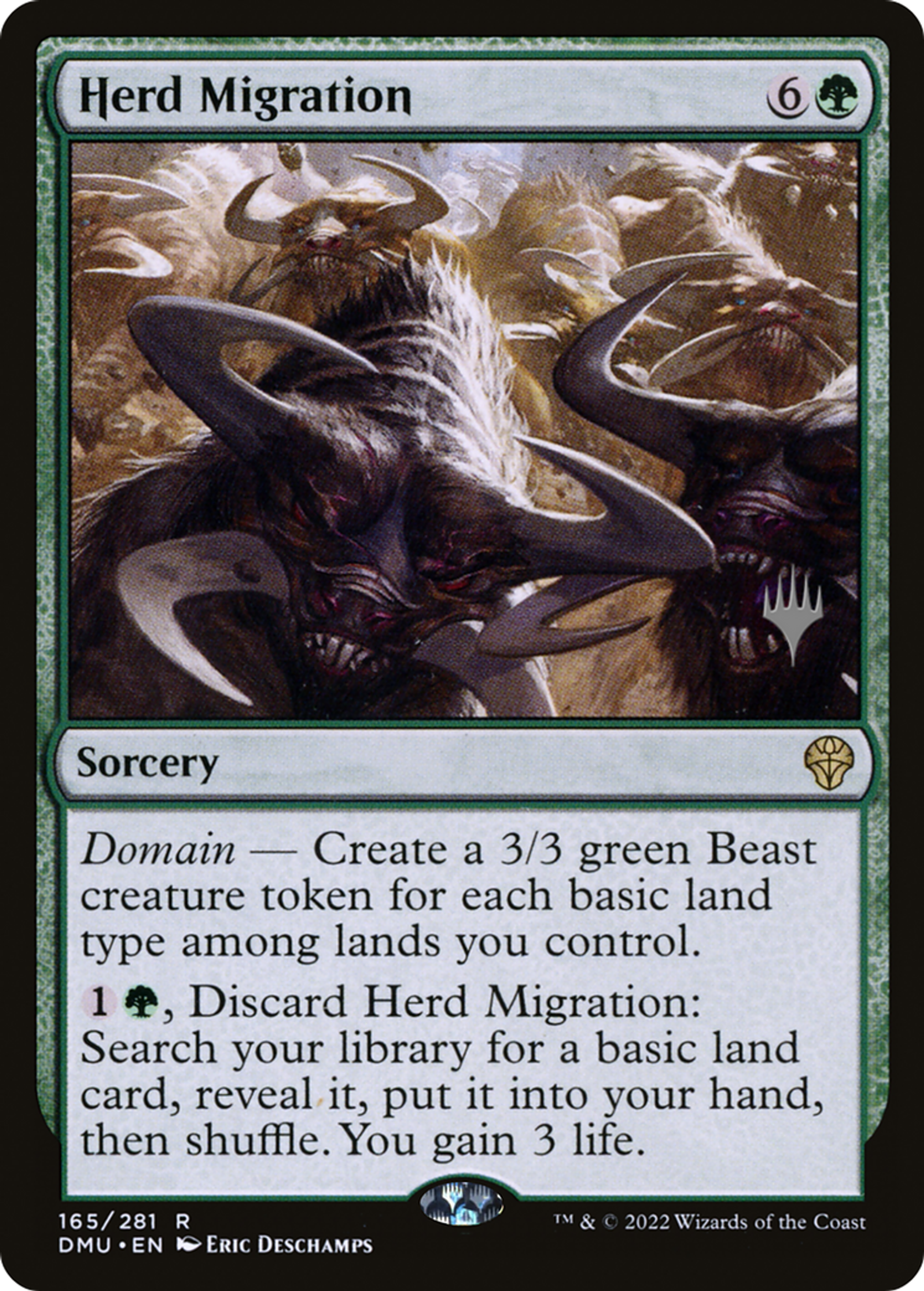 Migration de troupeau — Dominaria United Promos — Magic: The Gathering