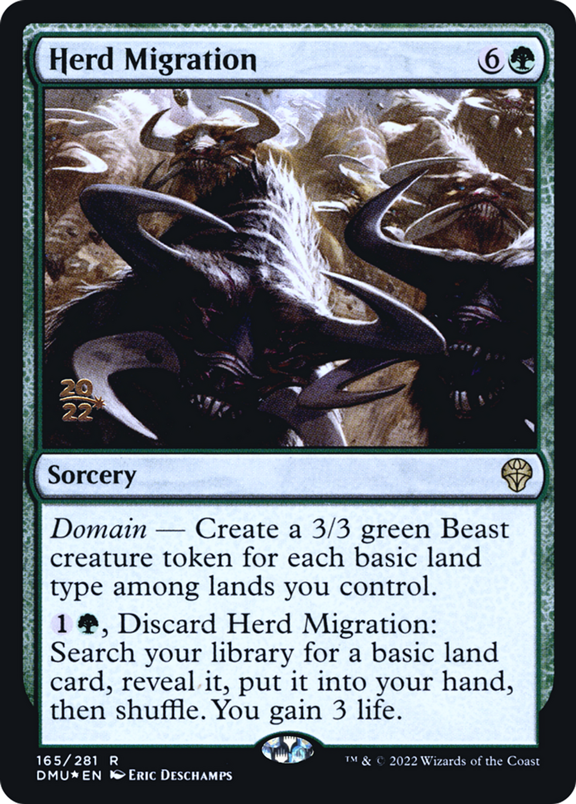 Migration de troupeau — Dominaria United Promos — Magic: The Gathering