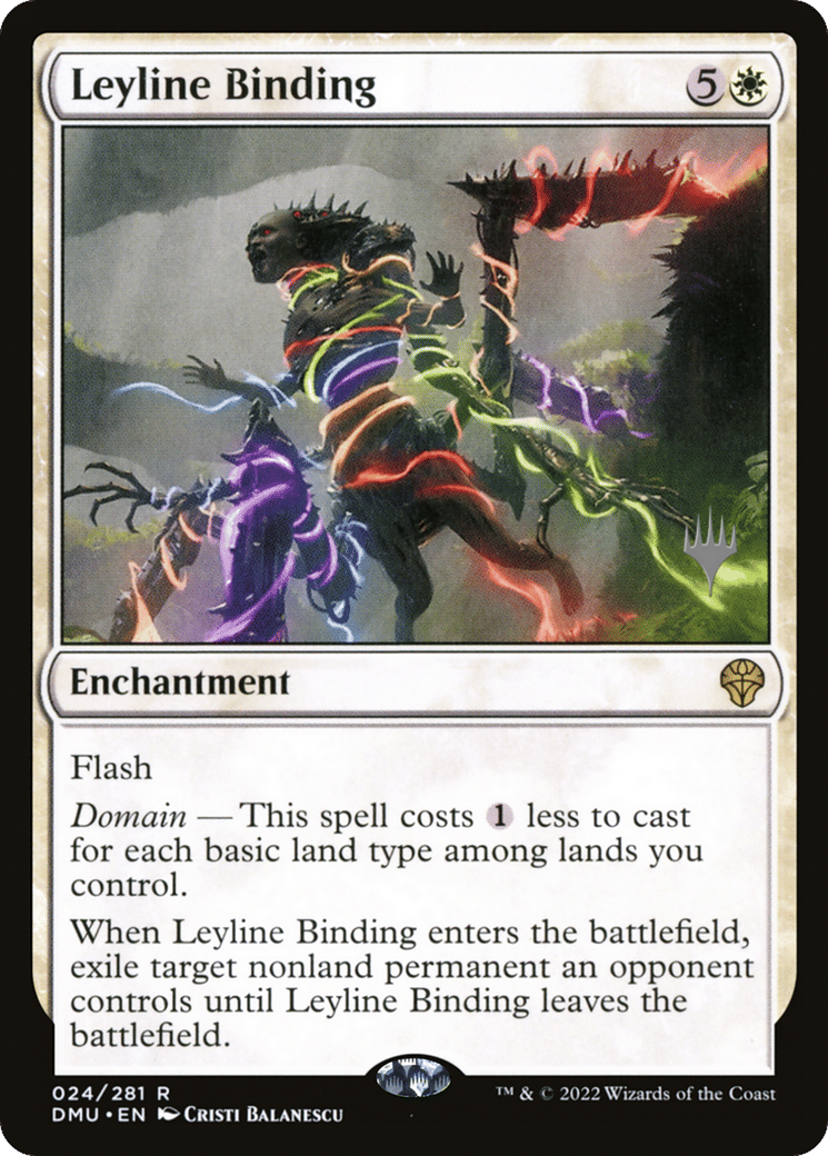 Leyline Binding — Dominaria United Promos — Magic: The Gathering