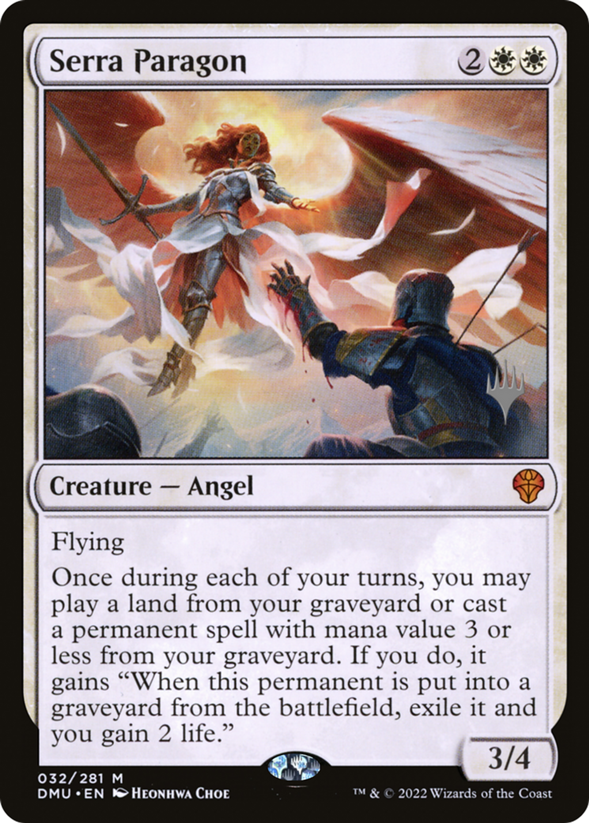 Parangon de Serra — Dominaria United Promos — Magic: The Gathering