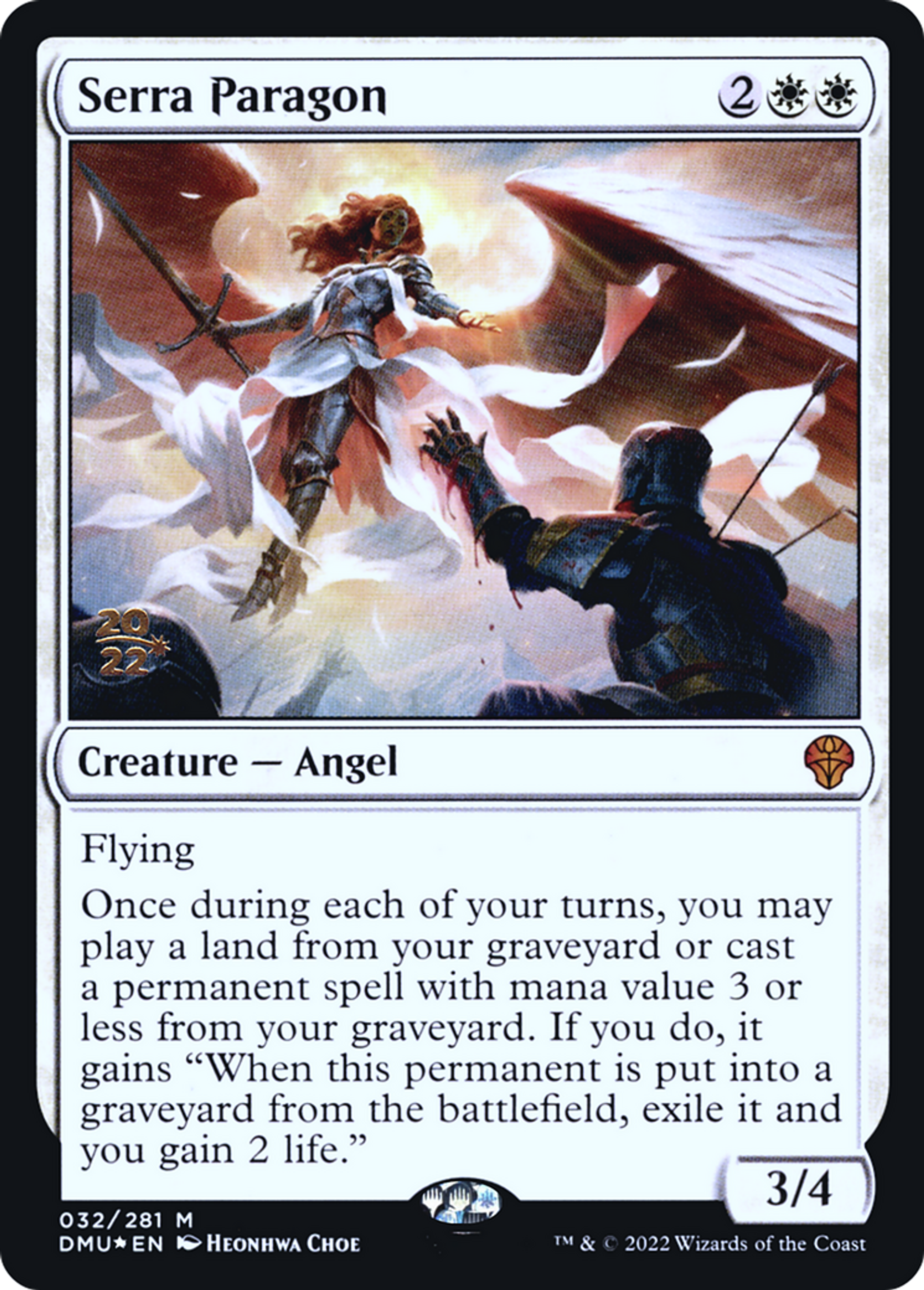 Parangon de Serra — Dominaria United Promos — Magic: The Gathering