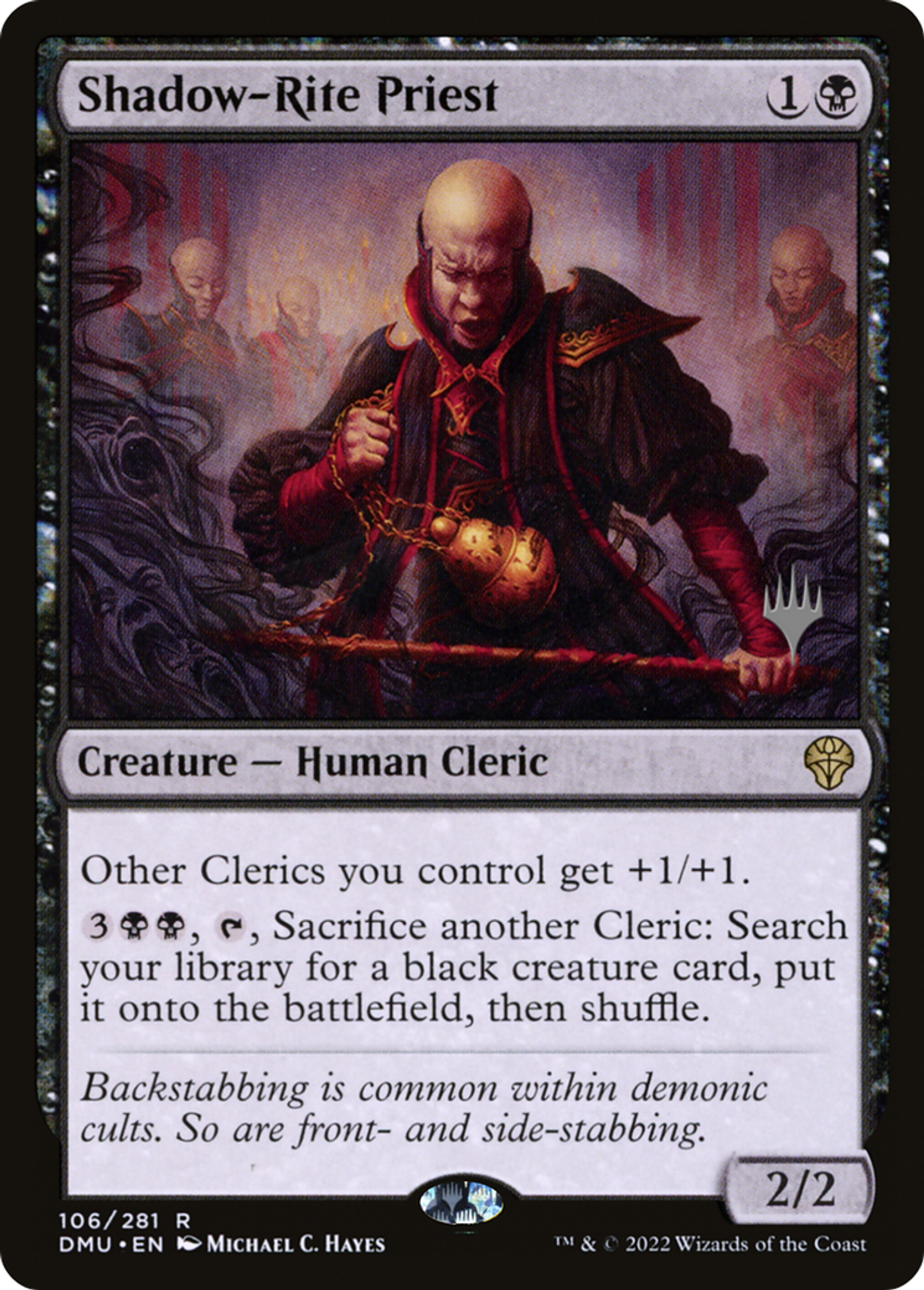 Prêtre du rite de l'ombre — Dominaria United Promos — Magic: The Gathering