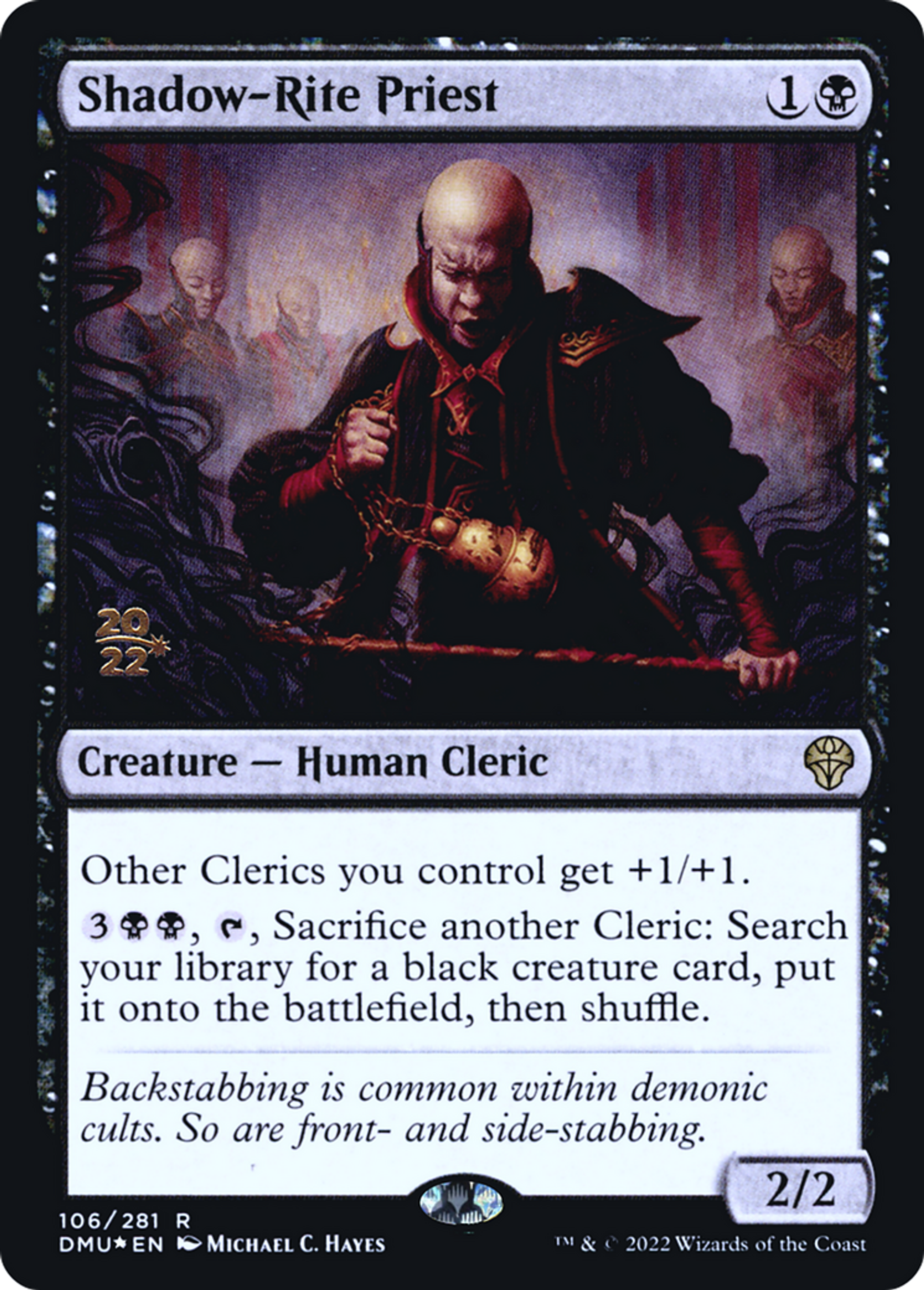 Prêtre du rite de l'ombre — Dominaria United Promos — Magic: The Gathering