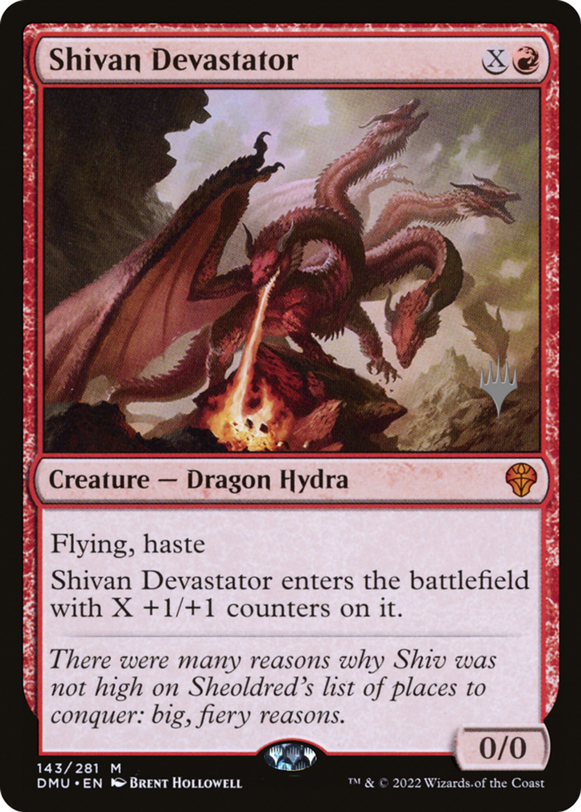 Dévastateur shivân — Dominaria United Promos — Magic: The Gathering