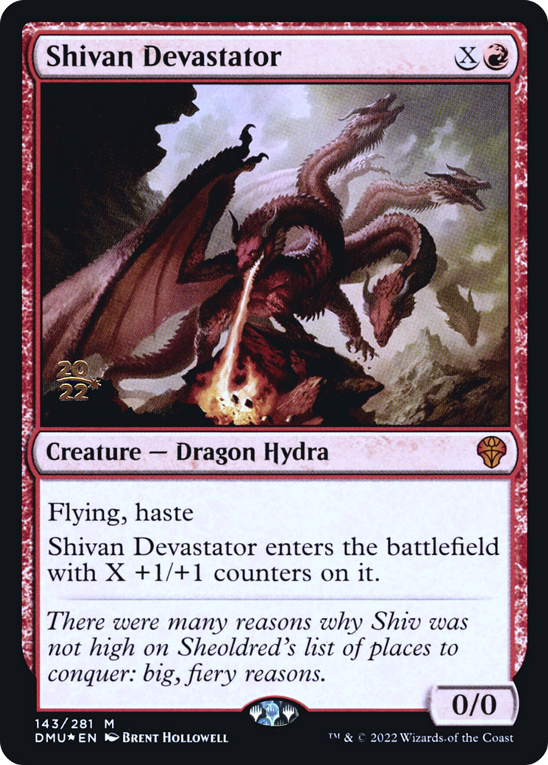Dévastateur shivân — Dominaria United Promos — Magic: The Gathering