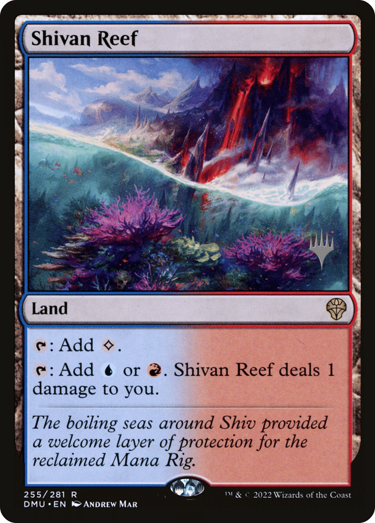 Shivan Reef — Dominaria United Promos — Magic: The Gathering