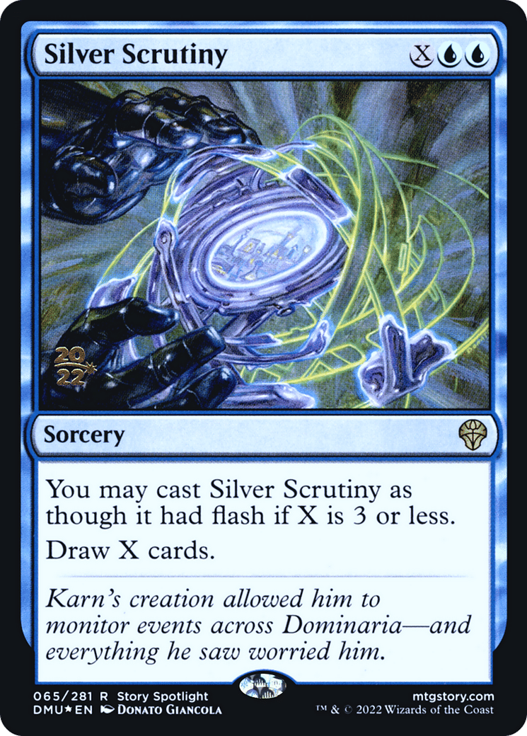 Silver Scrutiny — Dominaria United Promos — Magic: The Gathering