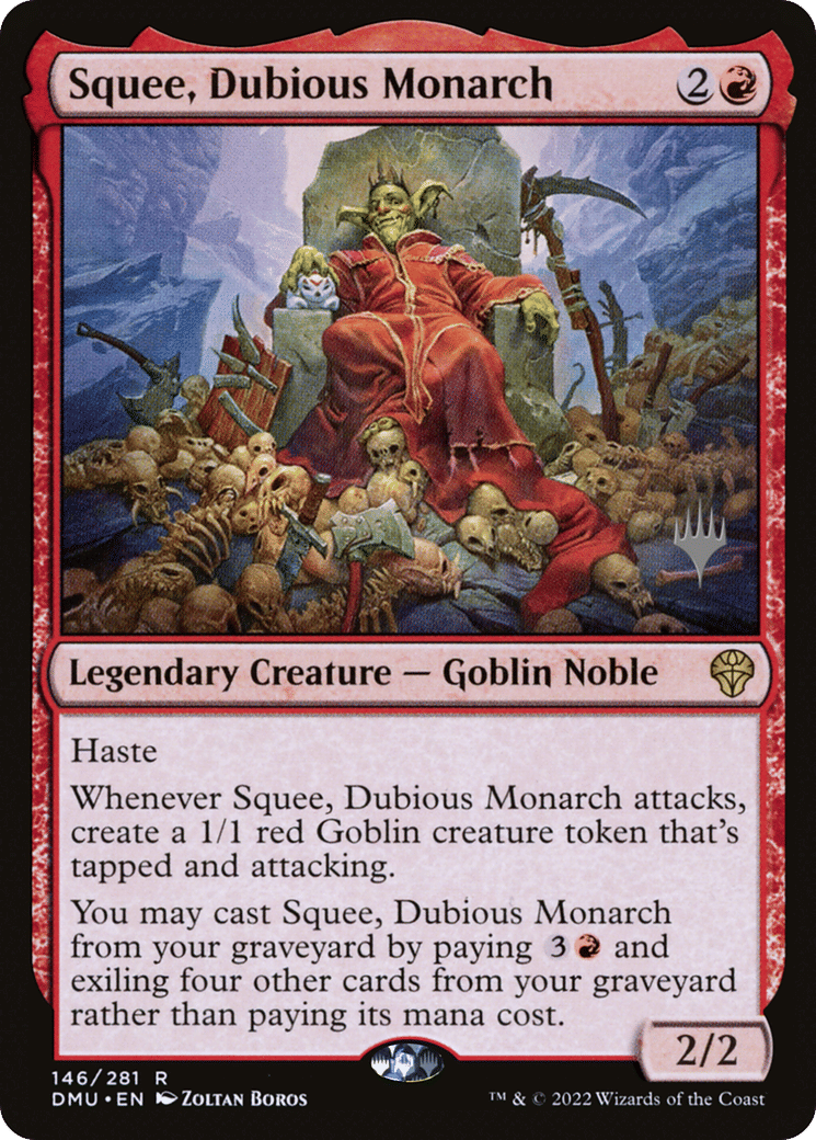 Squee, Dubious Monarch — Dominaria United Promos — Magic: The Gathering