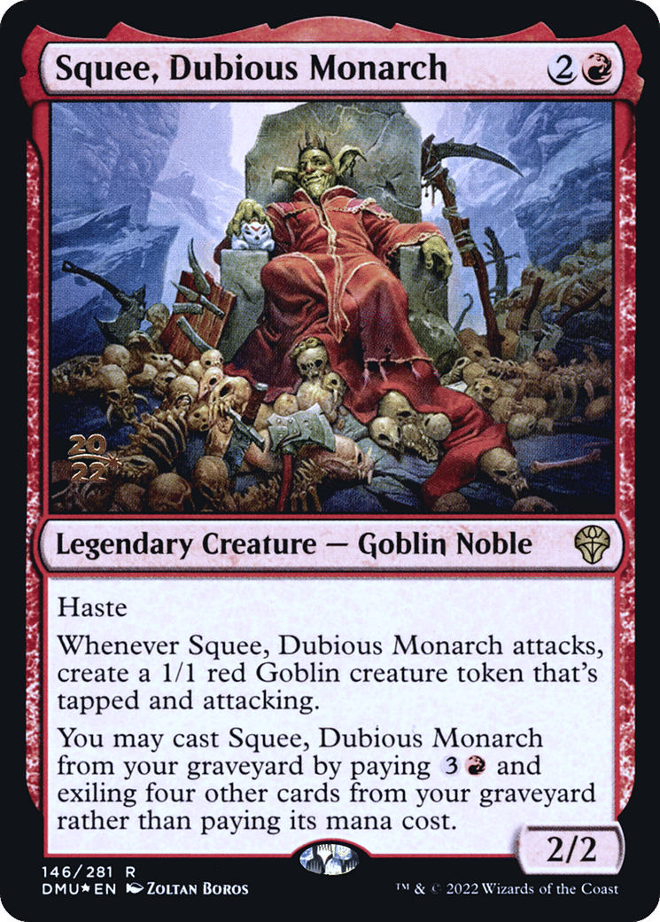 Squee, Dubious Monarch — Dominaria United Promos — Magic: The Gathering