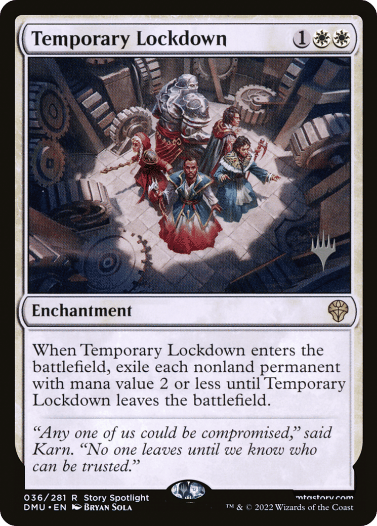 Temporary Lockdown — Dominaria United Promos — Magic: The Gathering