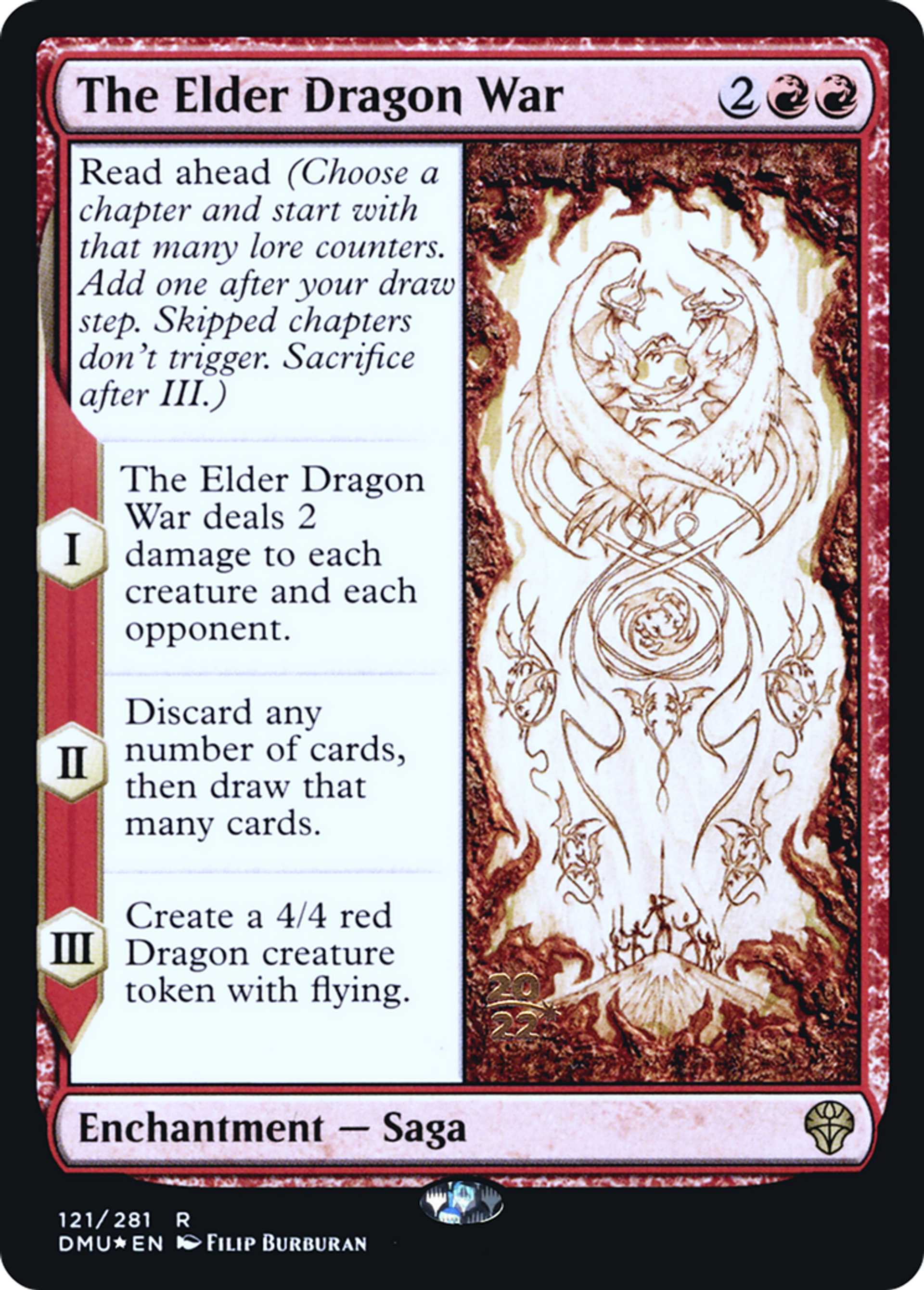 La Guerre des ancêtres dragons — Dominaria United Promos — Magic: The Gathering