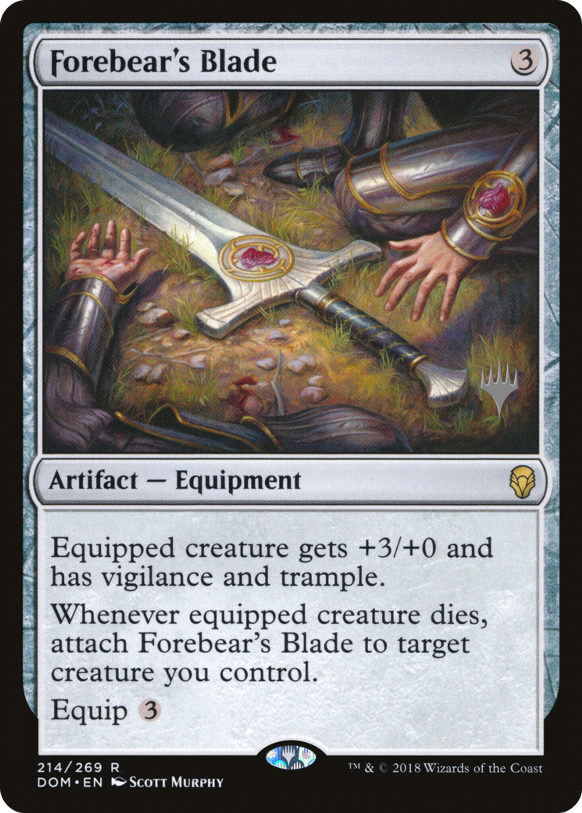 Forebear's Blade — Dominaria Promos — Magic: The Gathering