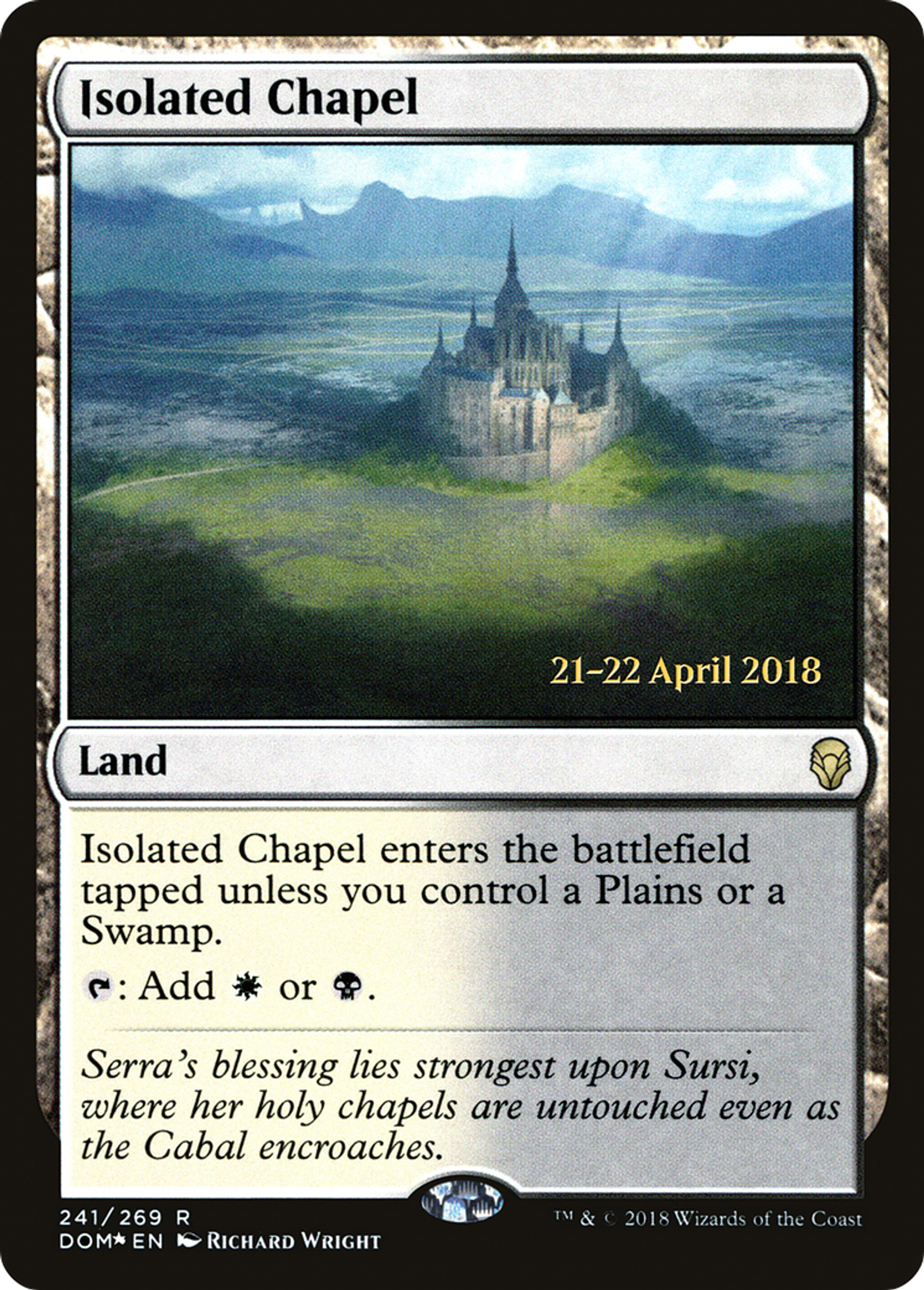 Isolated Chapel — Dominaria Promos — Magic: The Gathering