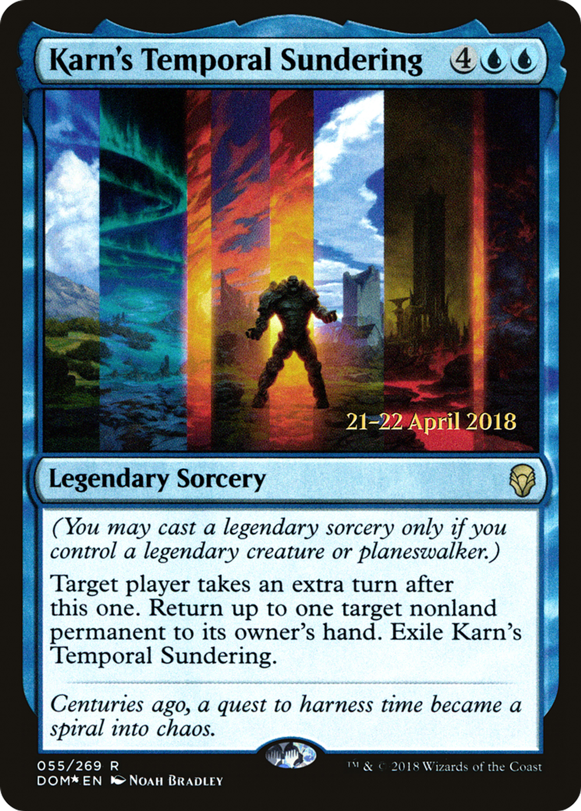 Karn's Temporal Sundering — Dominaria Promos — Magic: The Gathering