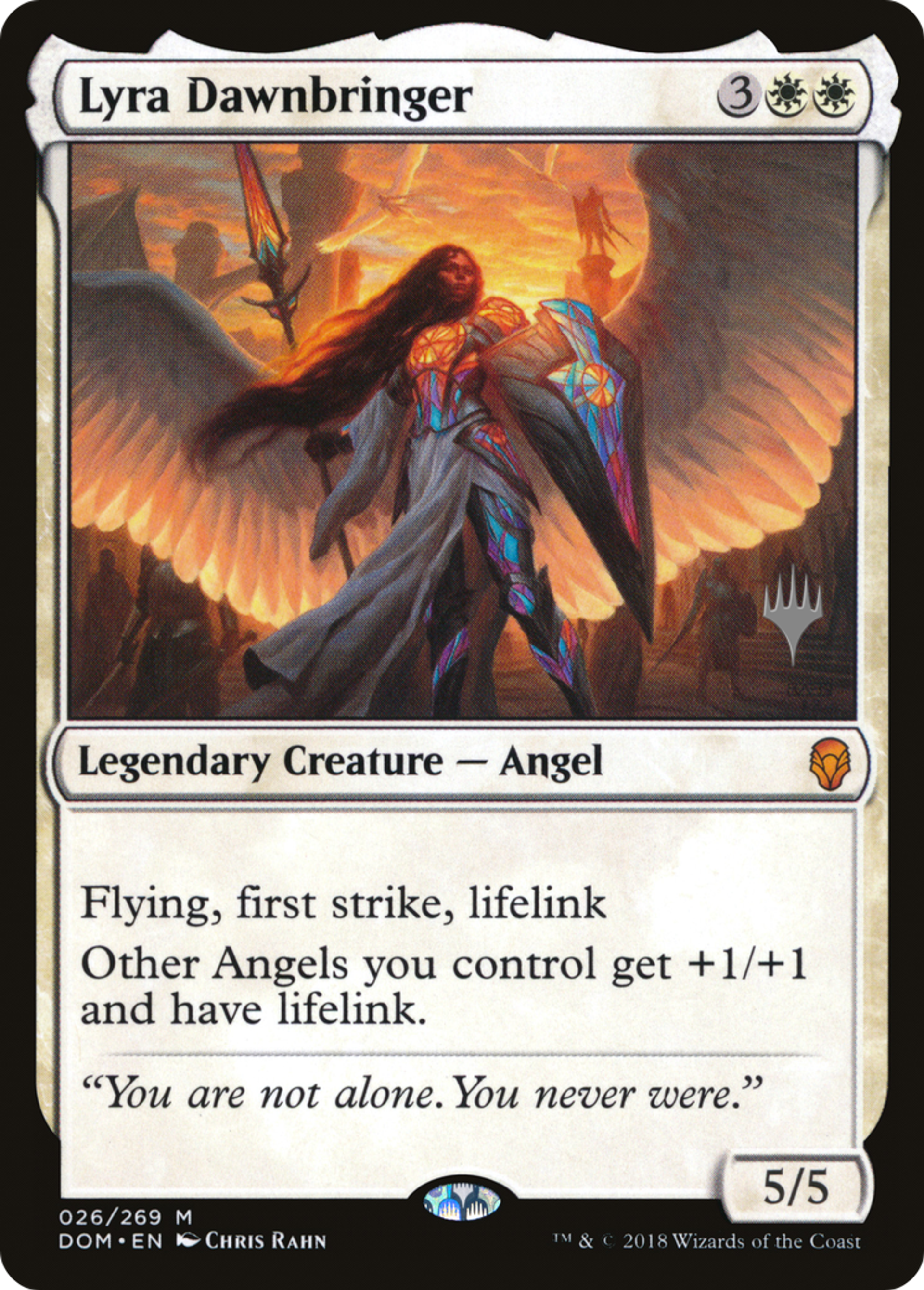 Lyra Dawnbringer — Dominaria Promos — Magic: The Gathering