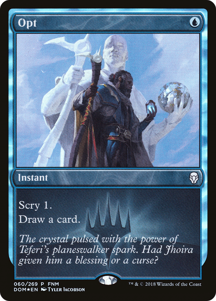 Opt — Dominaria Promos — Magic: The Gathering