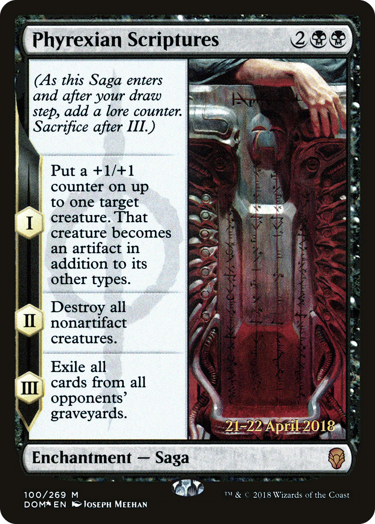 Phyrexian Scriptures — Dominaria Promos — Magic: The Gathering