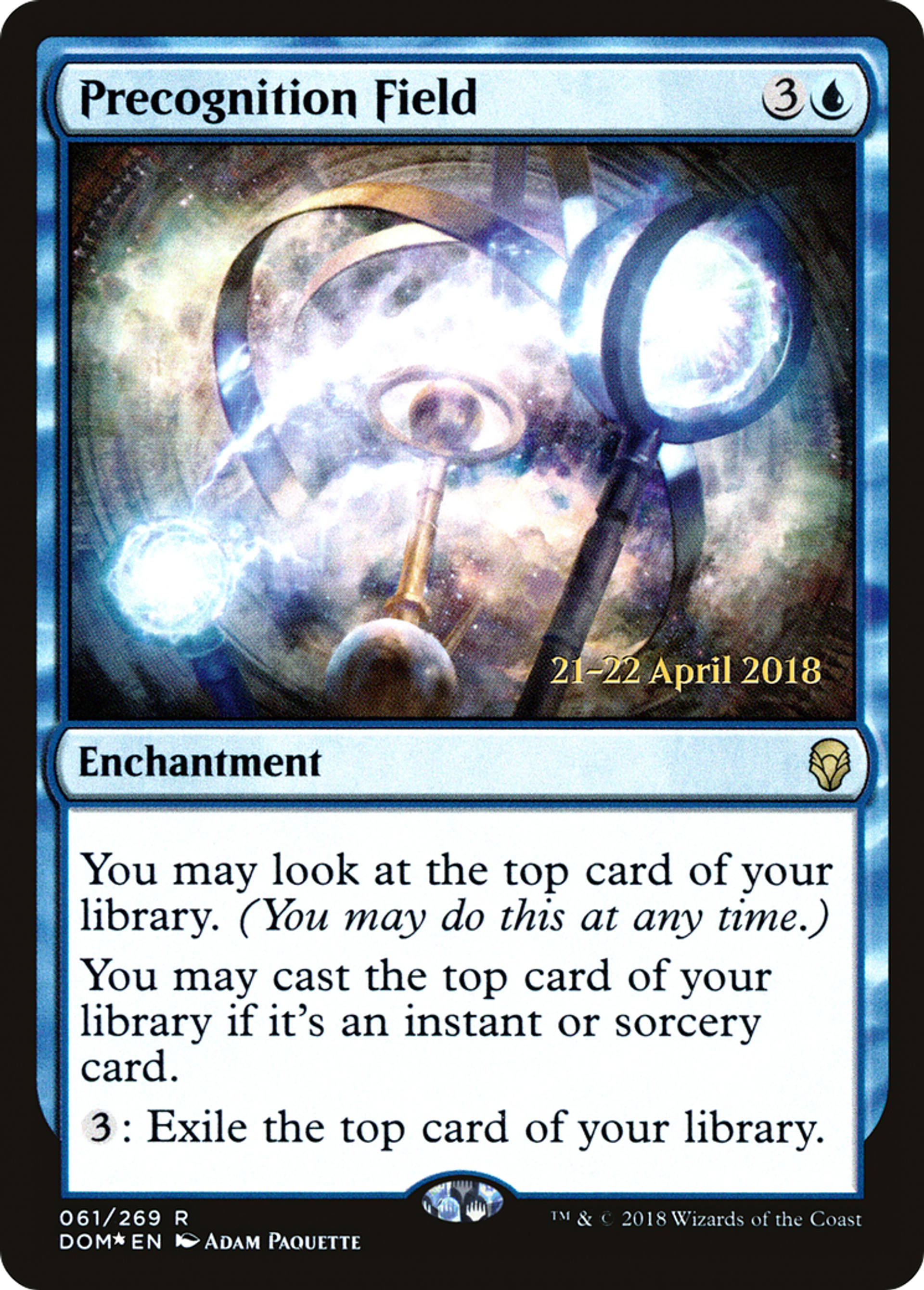 Precognition Field — Dominaria Promos — Magic: The Gathering