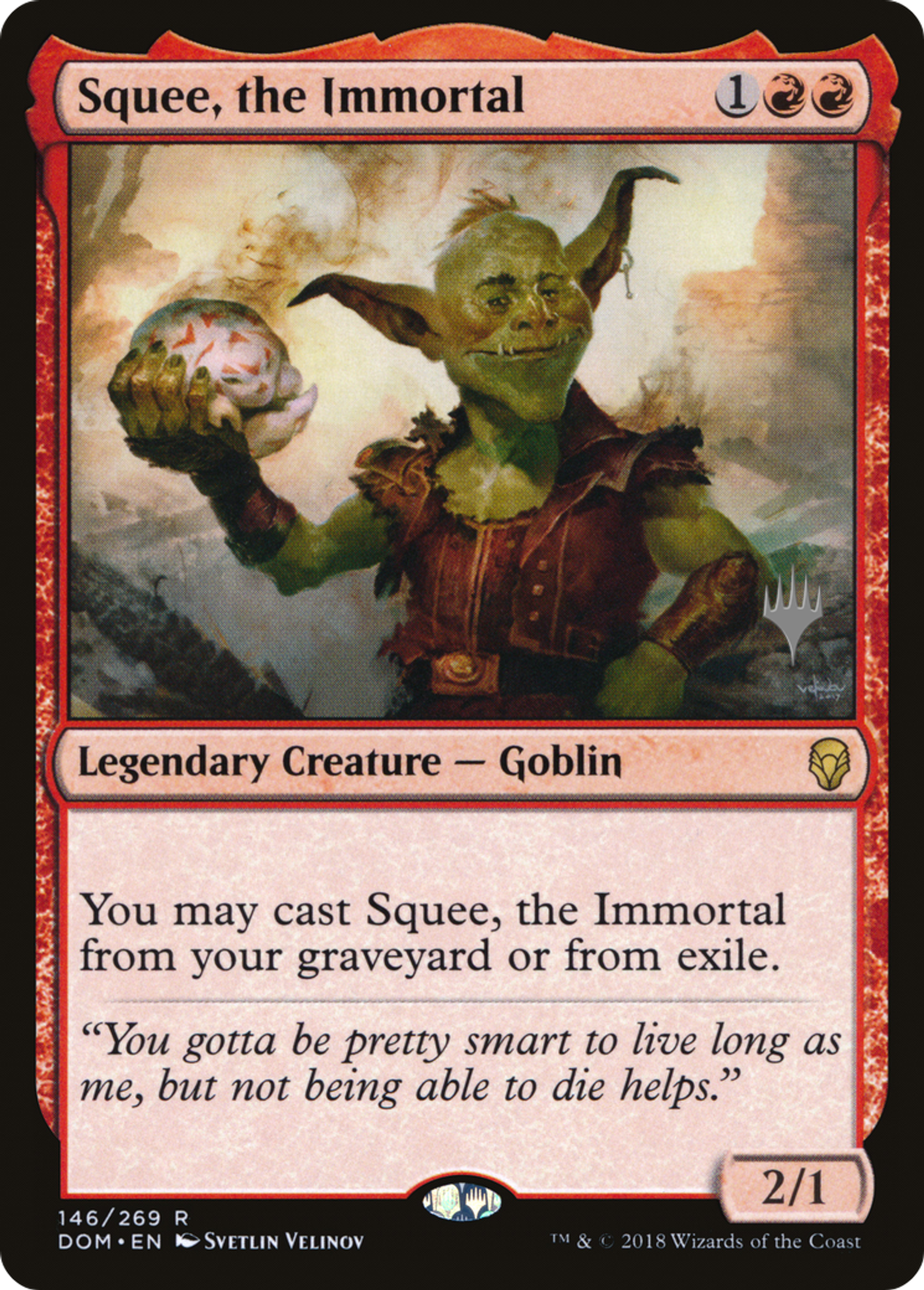Squee, the Immortal — Dominaria Promos — Magic: The Gathering