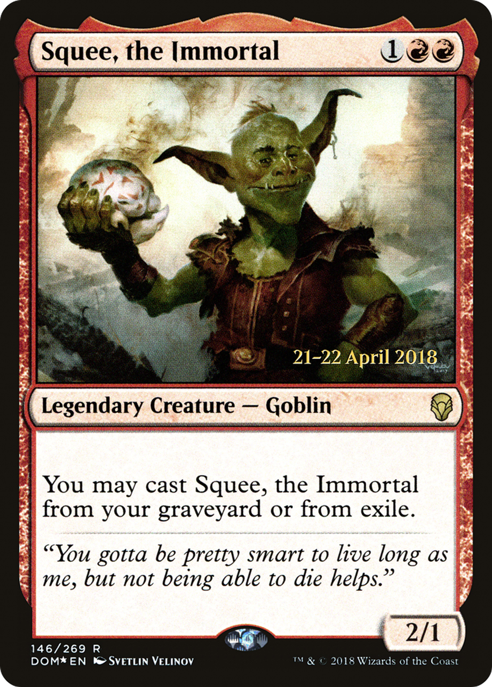 Squee, the Immortal — Dominaria Promos — Magic: The Gathering