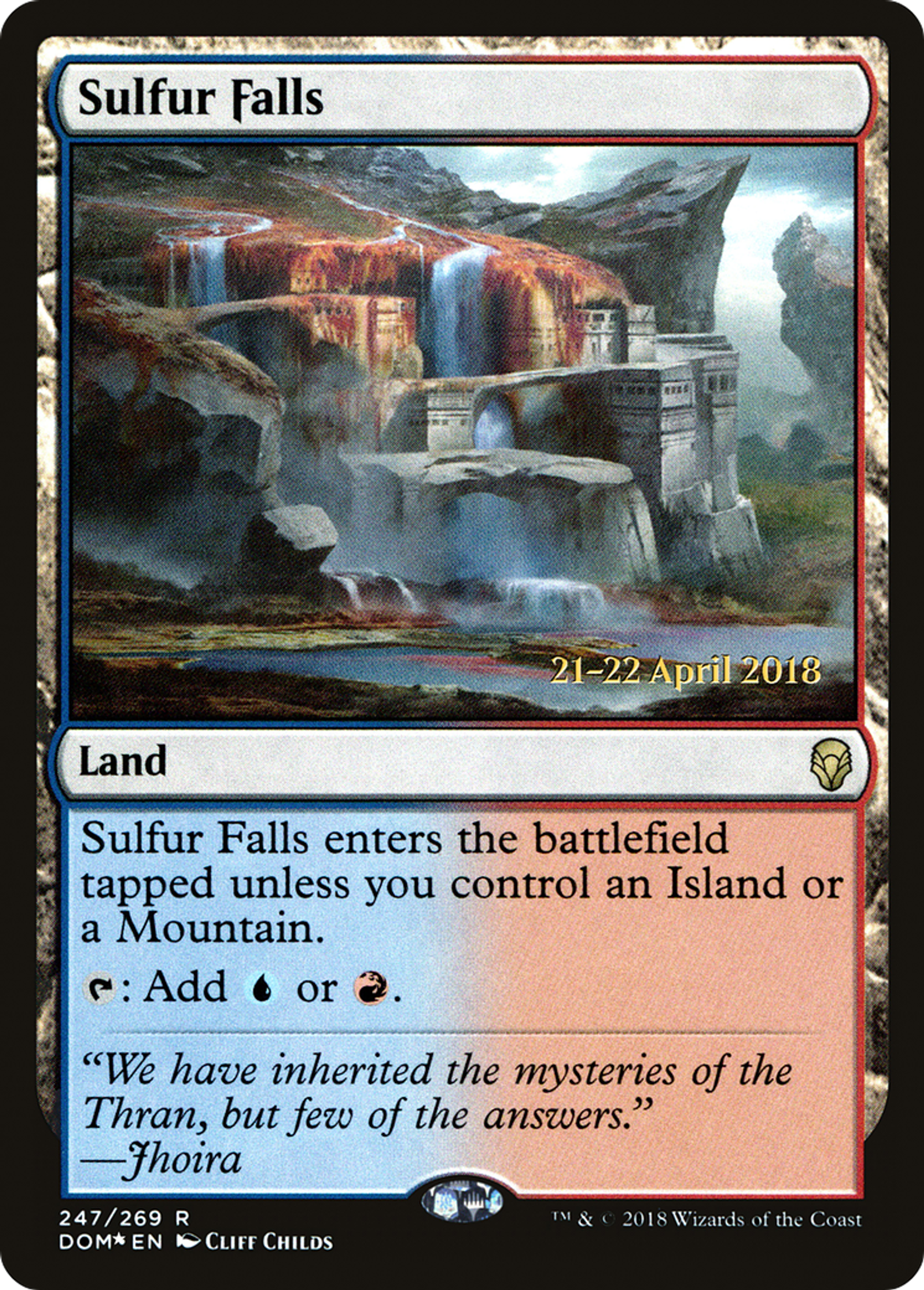 Sulfur Falls — Dominaria Promos — Magic: The Gathering