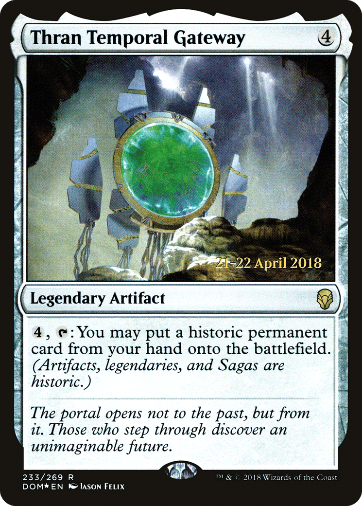 Thran Temporal Gateway — Dominaria Promos — Magic: The Gathering