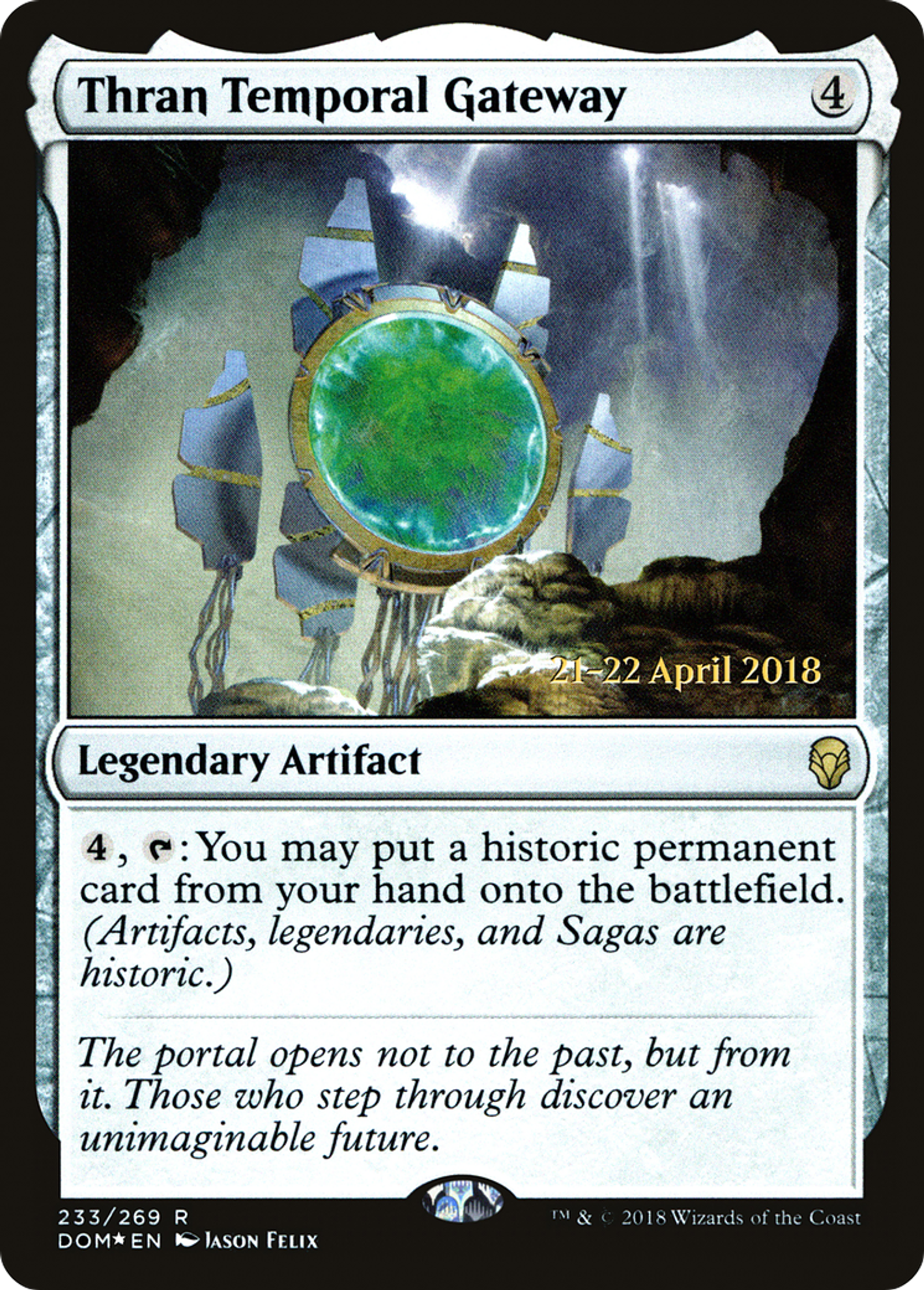 Thran Temporal Gateway — Dominaria Promos — Magic: The Gathering
