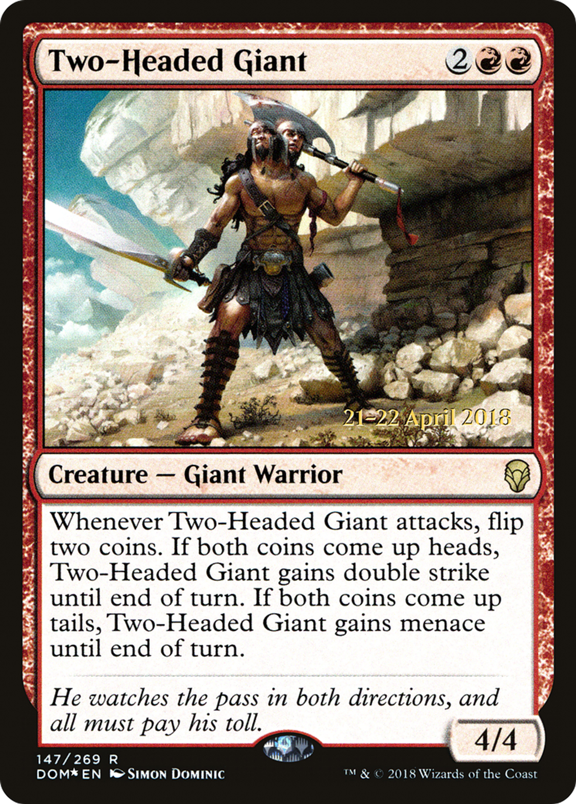 Two-Headed Giant — Dominaria Promos — Magic: The Gathering