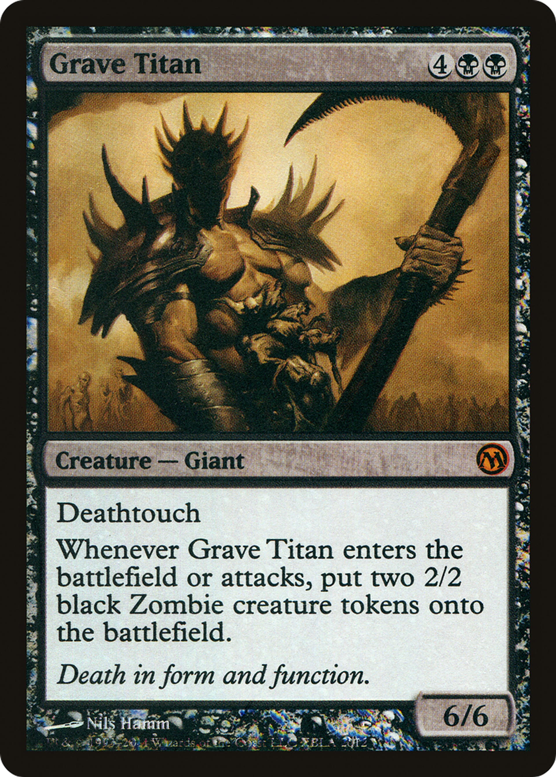 Grave Titan — Duels of the Planeswalkers 2012 Promos — Magic: The Gathering
