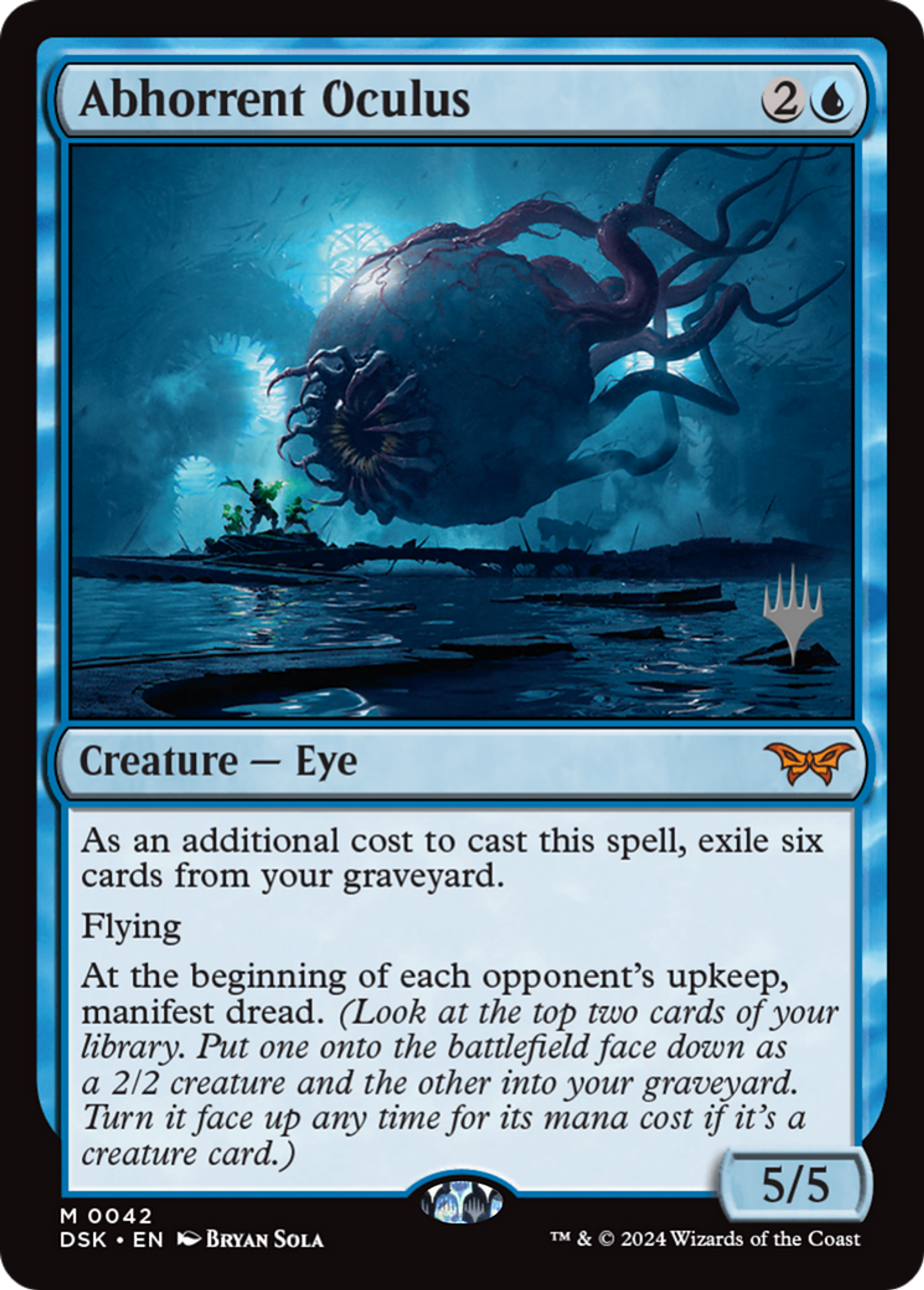 Abhorrent Oculus — Duskmourn: House of Horror Promos — Magic: The Gathering