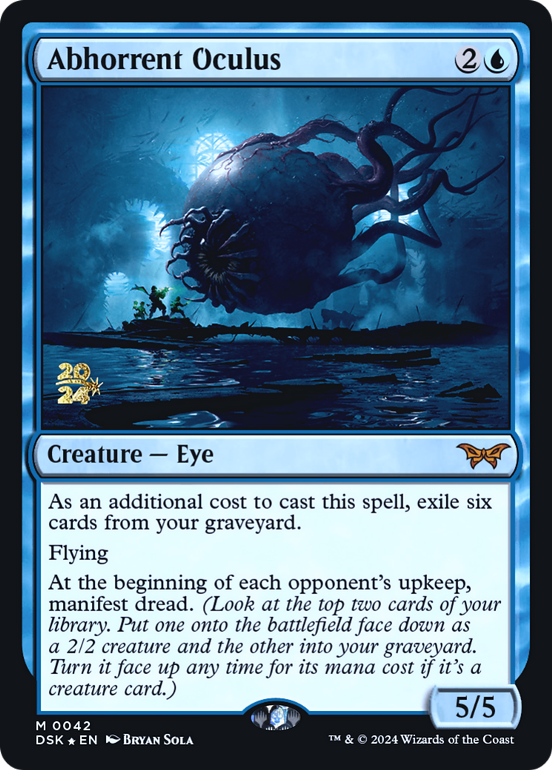 Abhorrent Oculus — Duskmourn: House of Horror Promos — Magic: The Gathering
