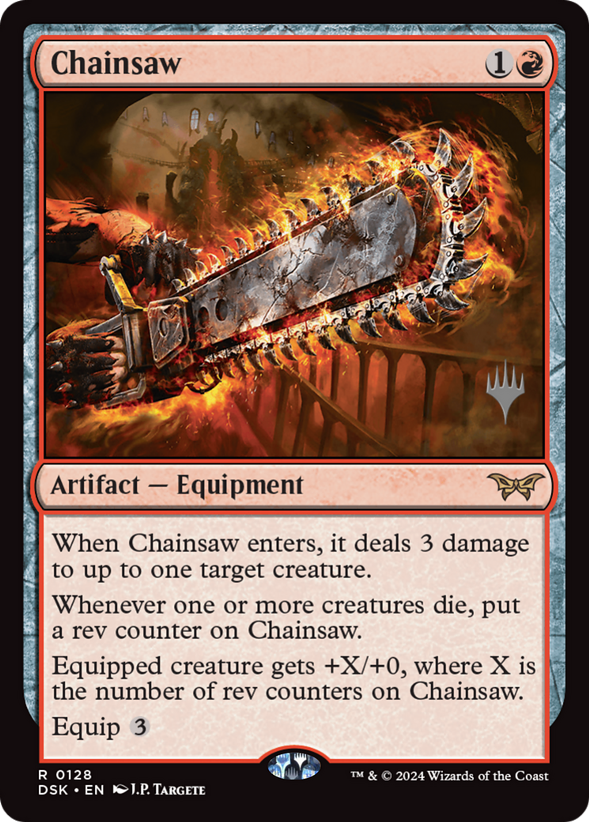 Chainsaw — Duskmourn: House of Horror Promos — Magic: The Gathering