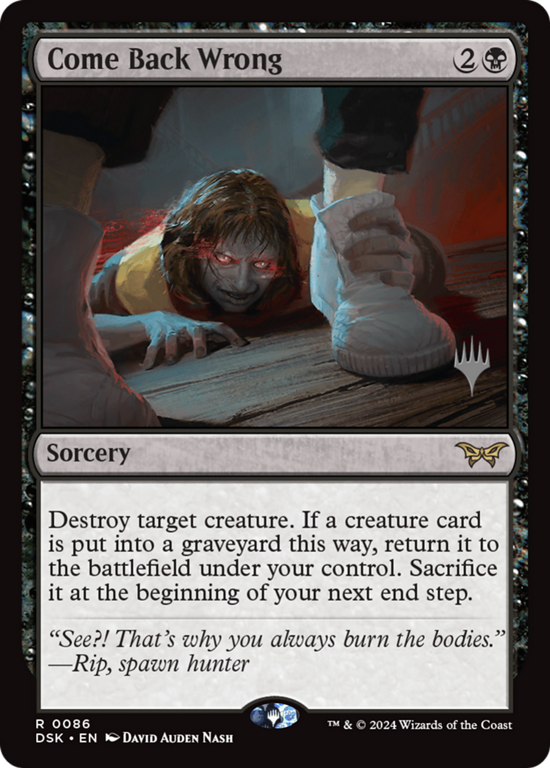 Come Back Wrong — Duskmourn: House of Horror Promos — Magic: The Gathering