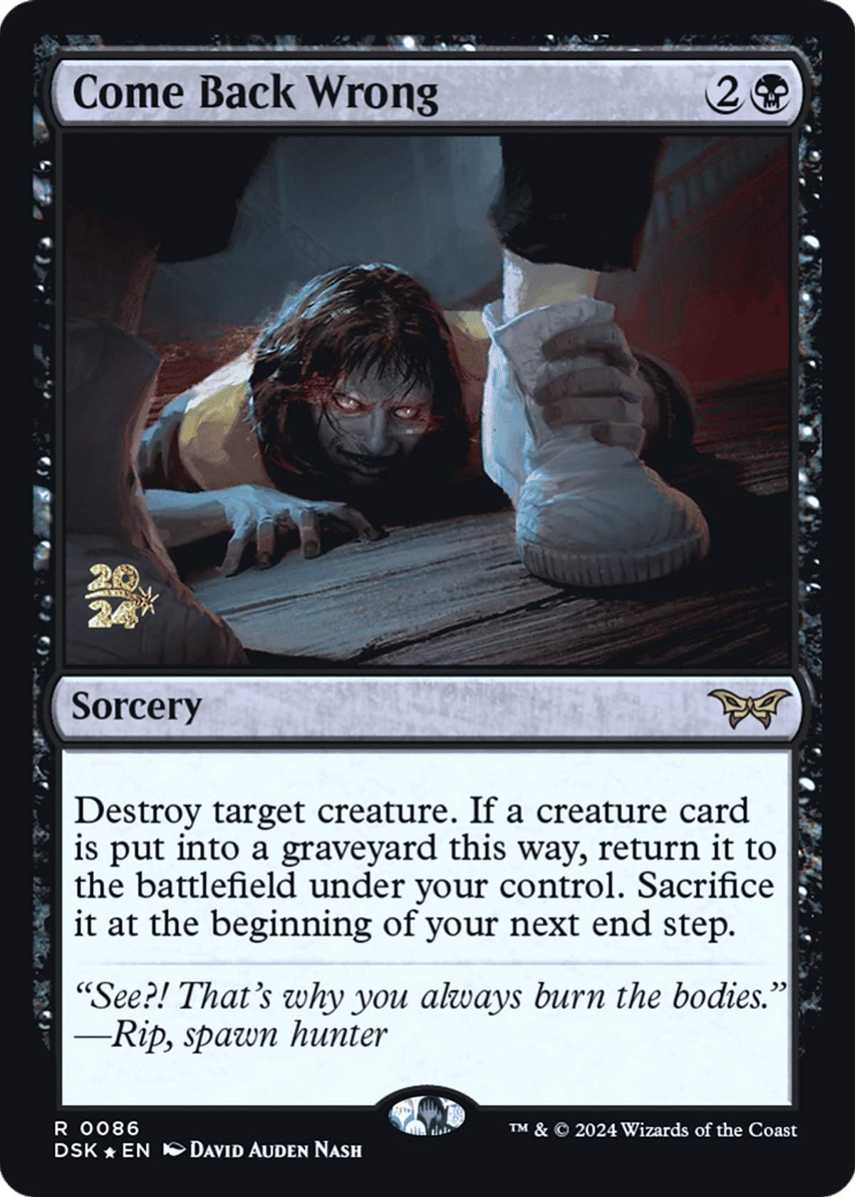 Come Back Wrong from Duskmourn: House of Horror Promos - Magic: The Gathering