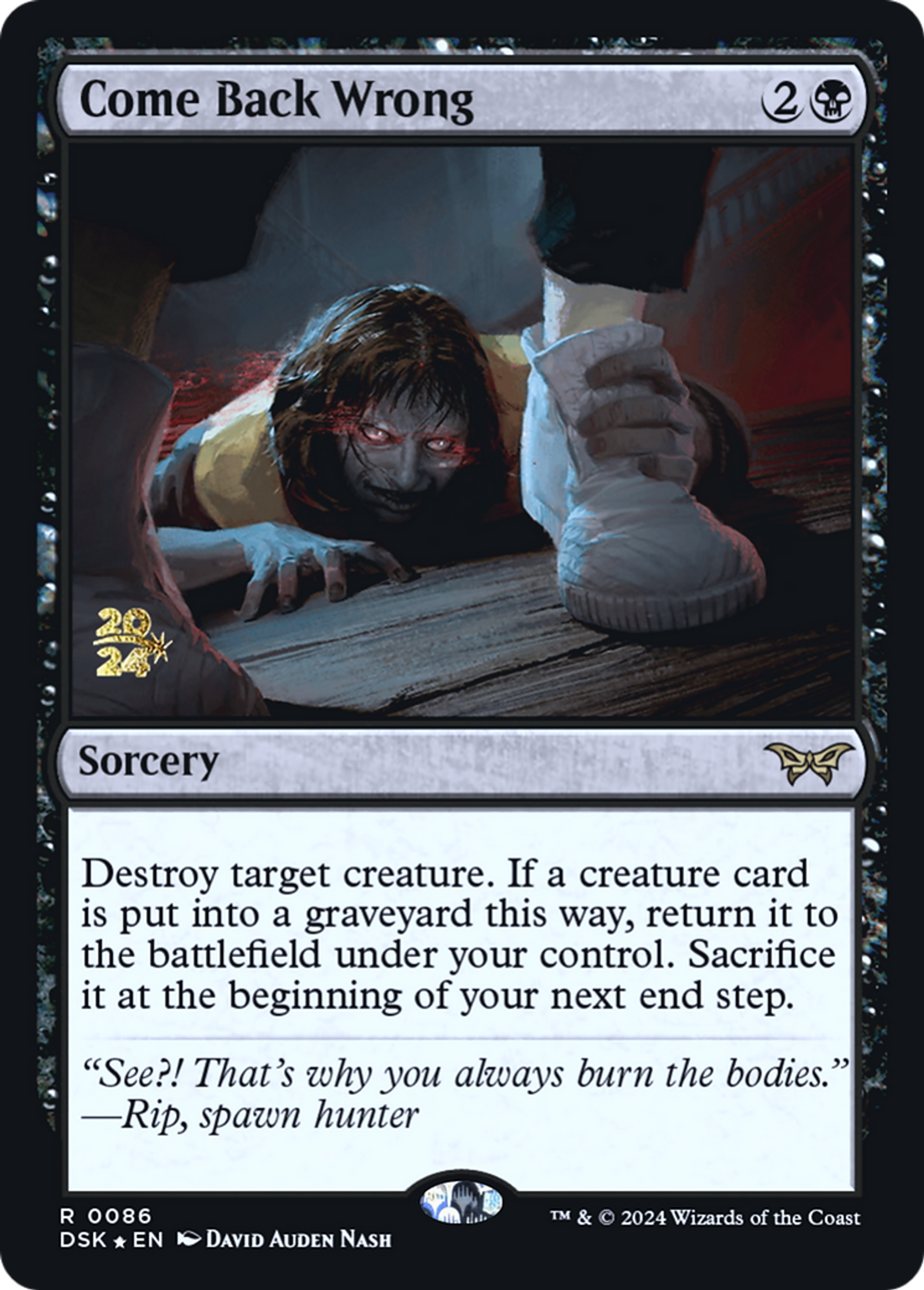 Come Back Wrong — Duskmourn: House of Horror Promos — Magic: The Gathering
