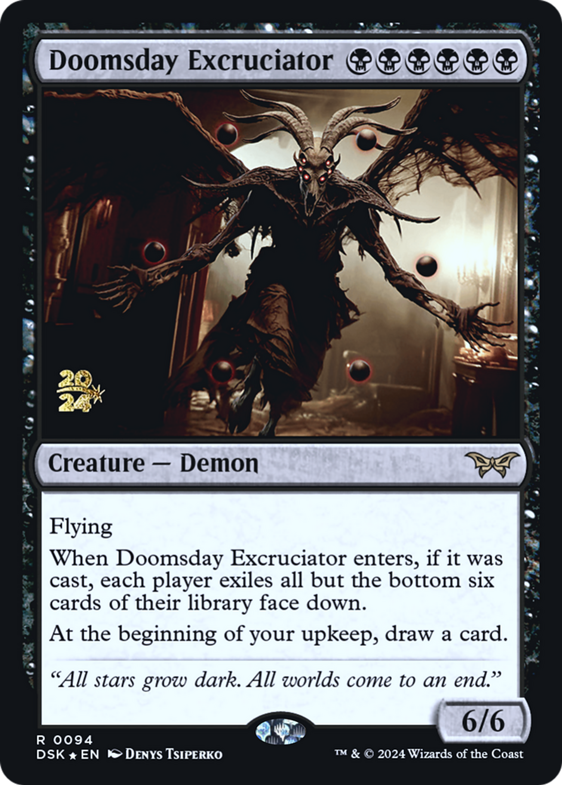 Doomsday Excruciator — Duskmourn: House of Horror Promos — Magic: The Gathering