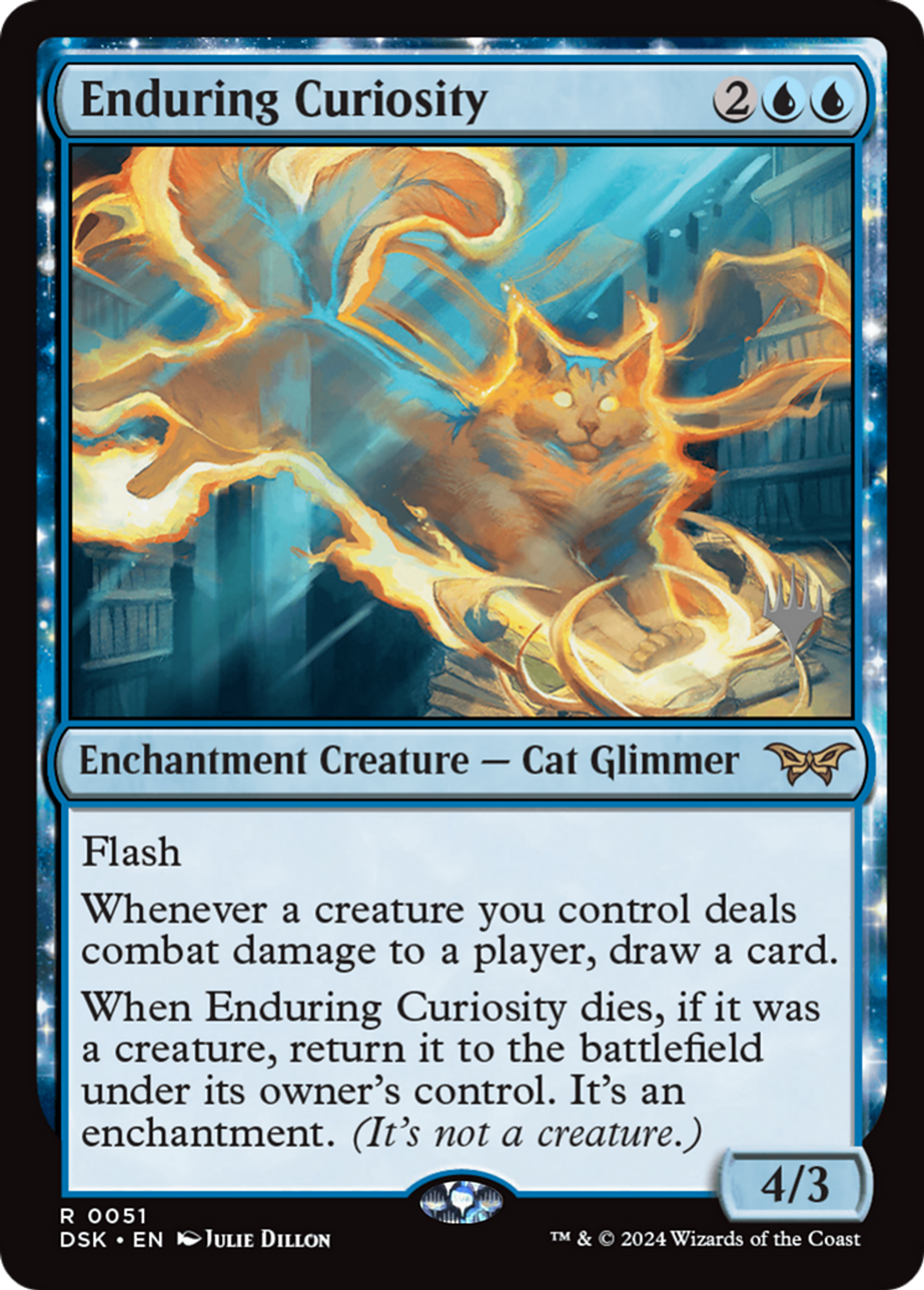 Enduring Curiosity — Duskmourn: House of Horror Promos — Magic: The Gathering