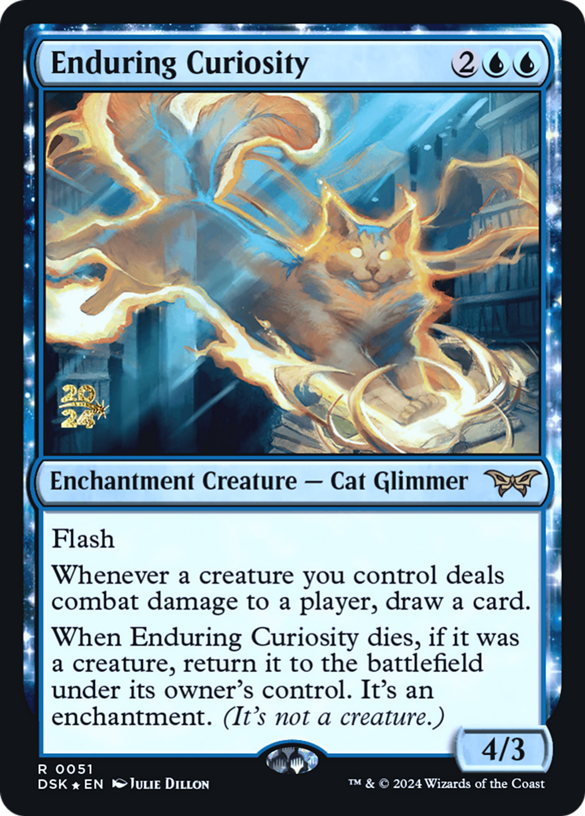 Enduring Curiosity — Duskmourn: House of Horror Promos — Magic: The Gathering