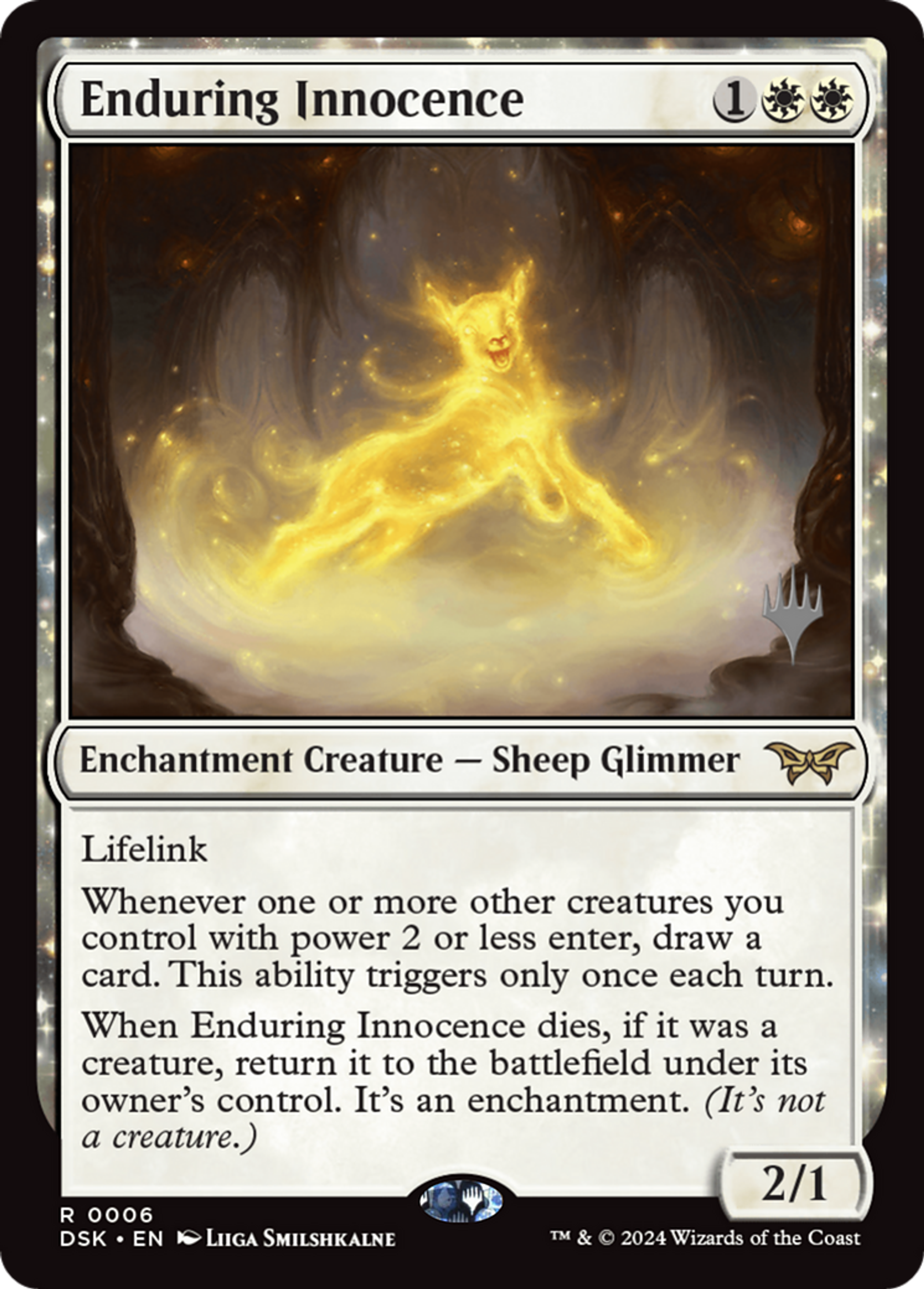 Enduring Innocence — Duskmourn: House of Horror Promos — Magic: The Gathering