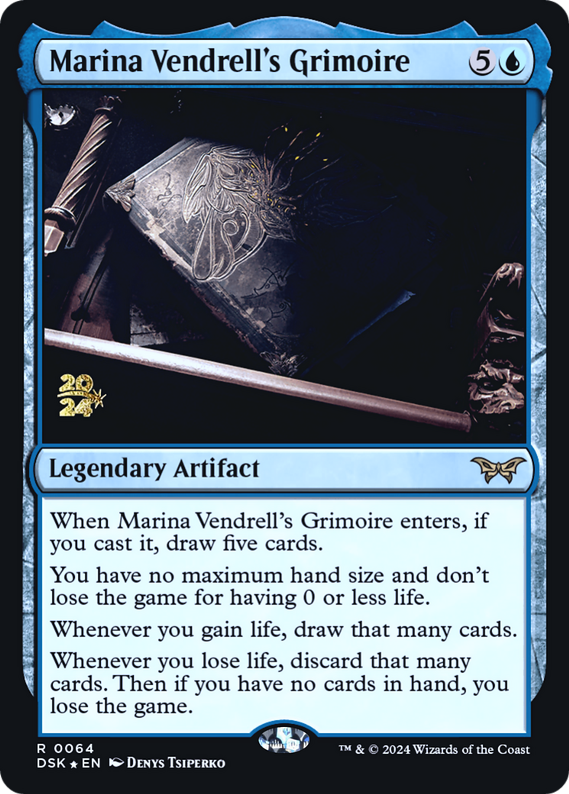 Marina Vendrell's Grimoire — Duskmourn: House of Horror Promos — Magic: The Gathering