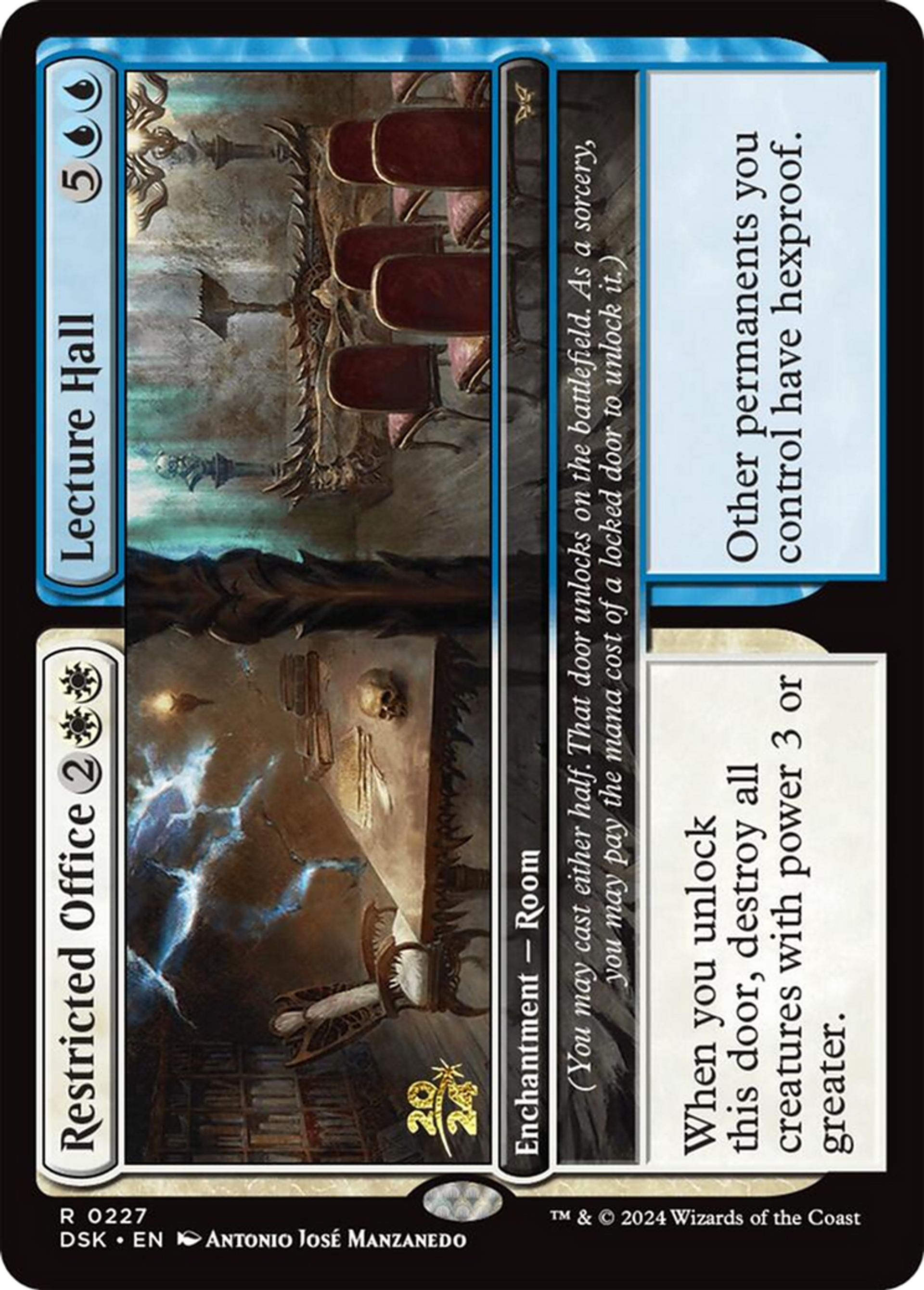 Restricted Office // Lecture Hall — Duskmourn: House of Horror Promos — Magic: The Gathering